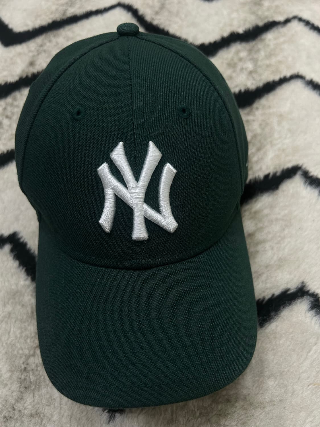 뉴에라 베이직 뉴욕양키스 볼캡/다크그린 상품이미지1