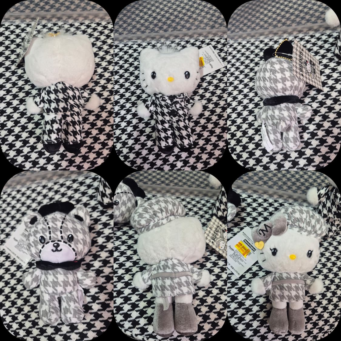 산리오 헬로키티 하운드투스 마스코트 인형키링 상품이미지1