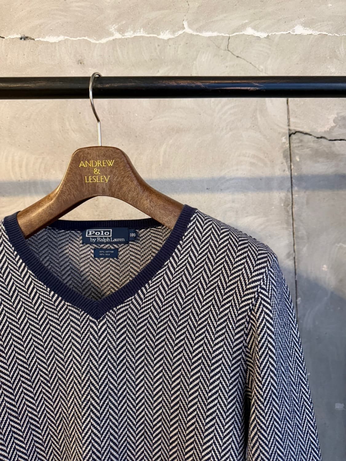 폴로 랄프로렌 브이넥 니트 100 상품이미지3