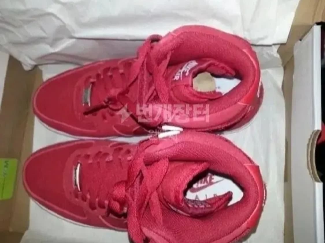 나이키 에어포스1 하이 짐레드 255-새상품 상품이미지2