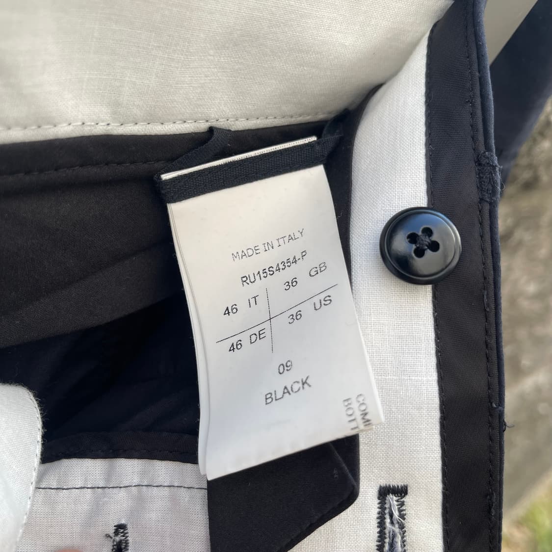 [46] 15S 릭오웬스 mainline memphis cut 롱팬츠 상품이미지6