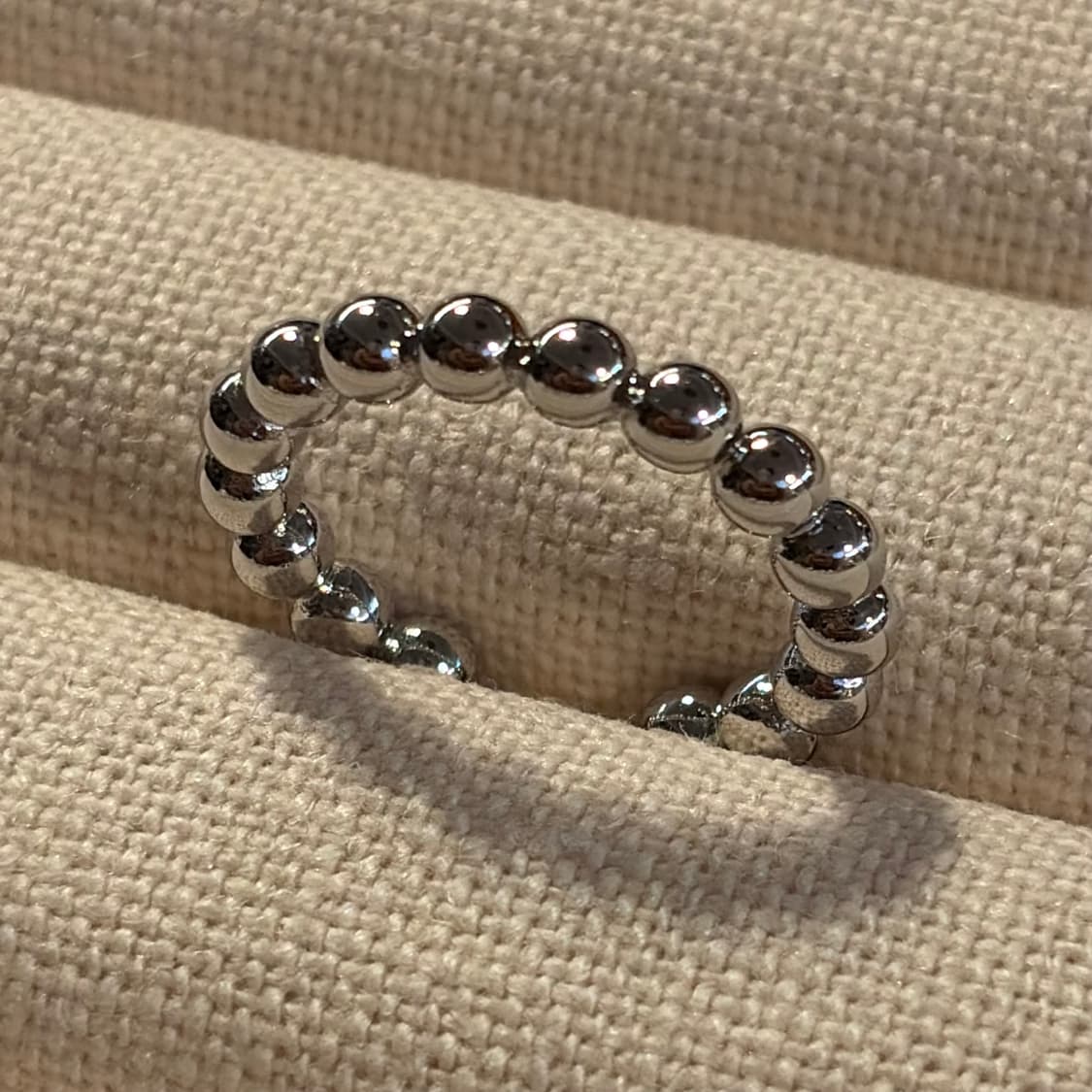 새상품 여성 신주 구슬 오픈링 반지  상품이미지6