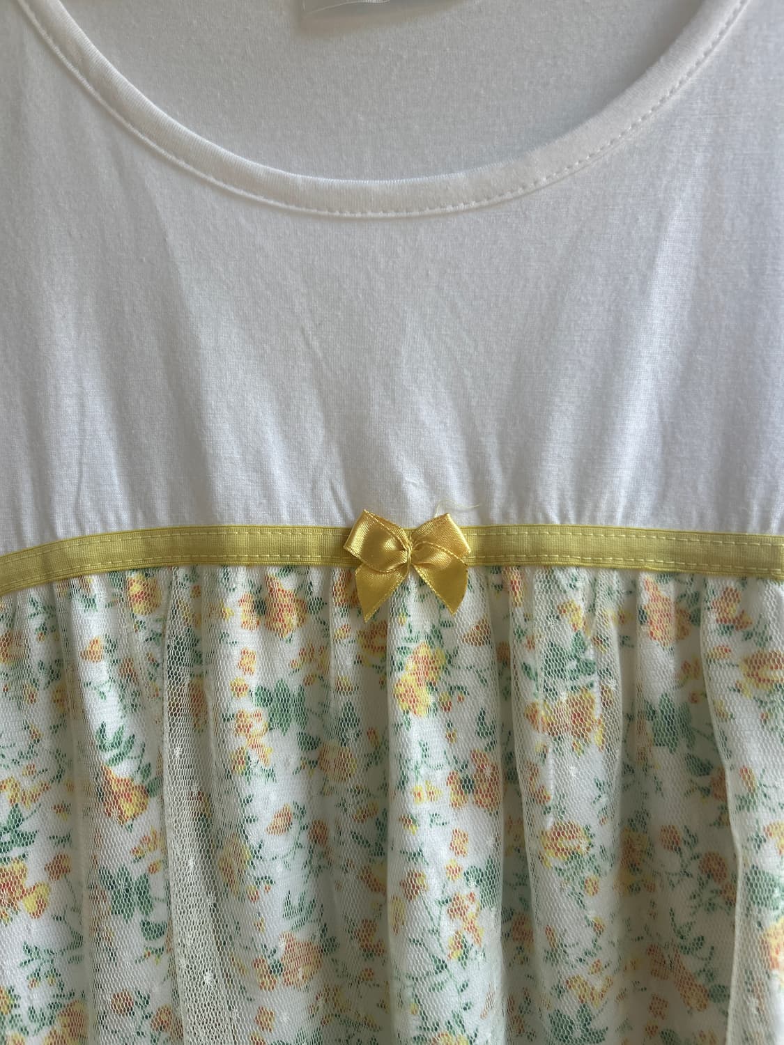 노란 장미 반팔  상품이미지3