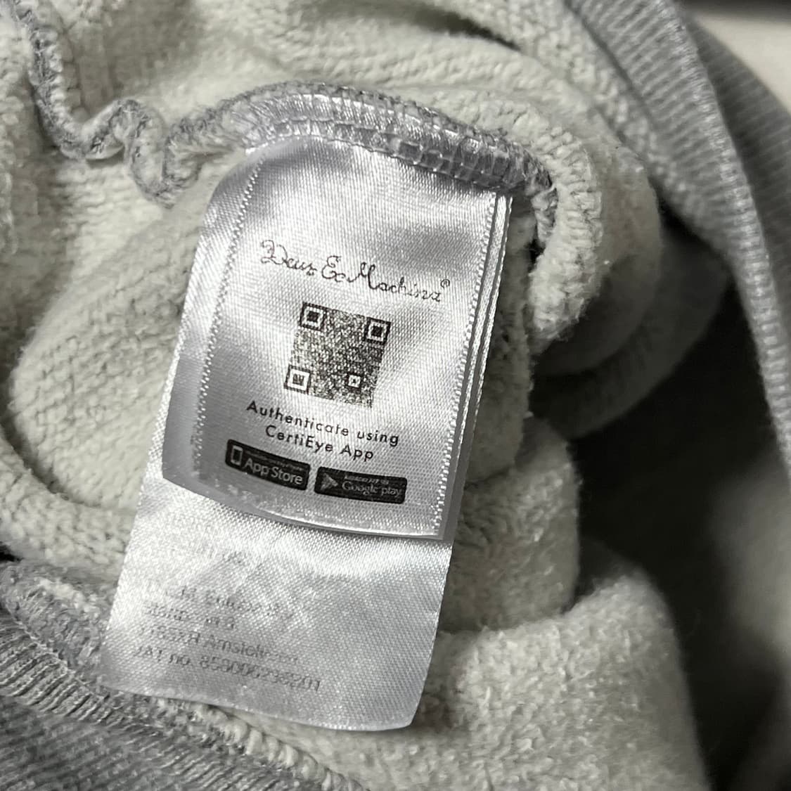 L 데우스 엑스 마키나 서울 어드레스 그레이 후드 집업 상품이미지6