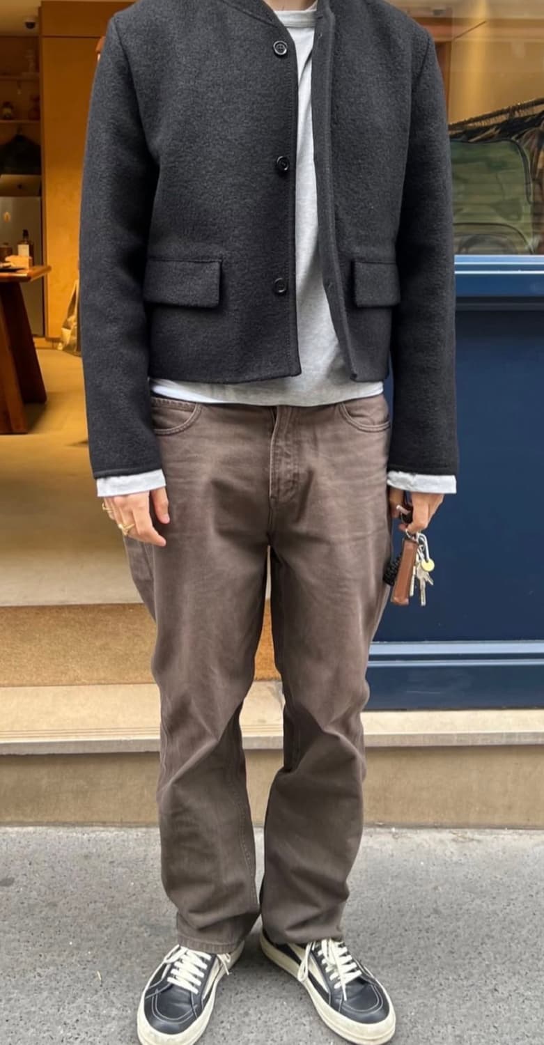 [36] 칼하트 카펜터 팬츠 싱글니 그레이쉬 브라운 상품이미지7