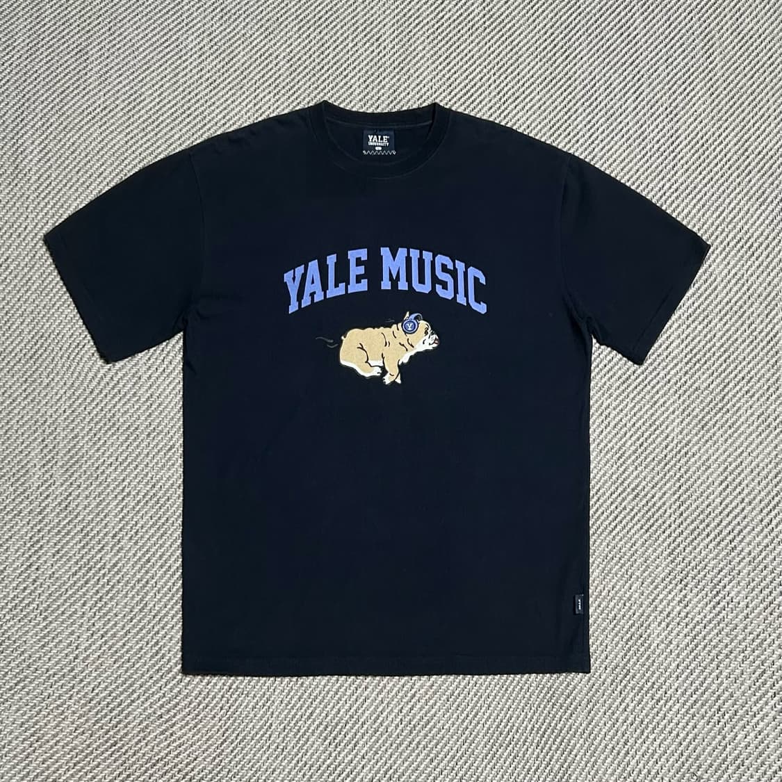 [L] Yale 예일 네이비 라운드 반팔티 상품이미지1