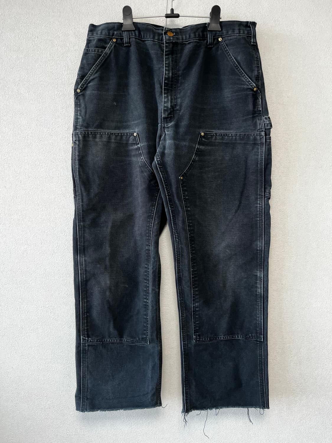 Carhartt B01 BLK 칼하트 빈티지 더블니 팬츠 상품이미지1