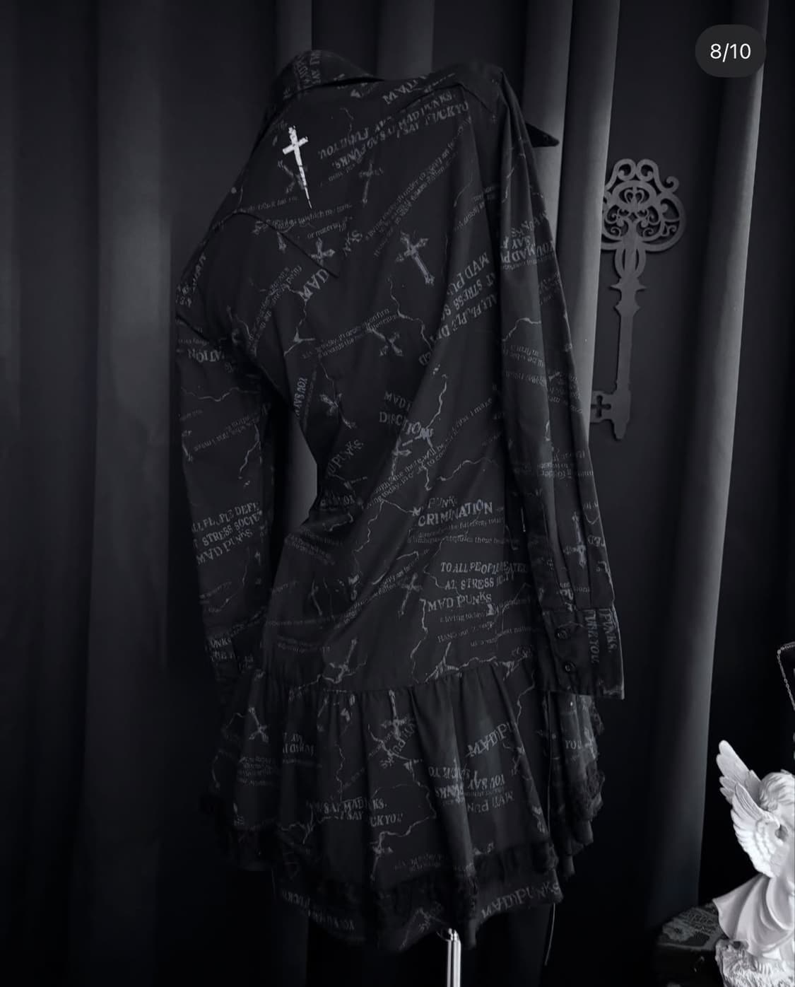 Madpunks 매드펑크 십자가 고스 펑크 원피스 상품이미지8