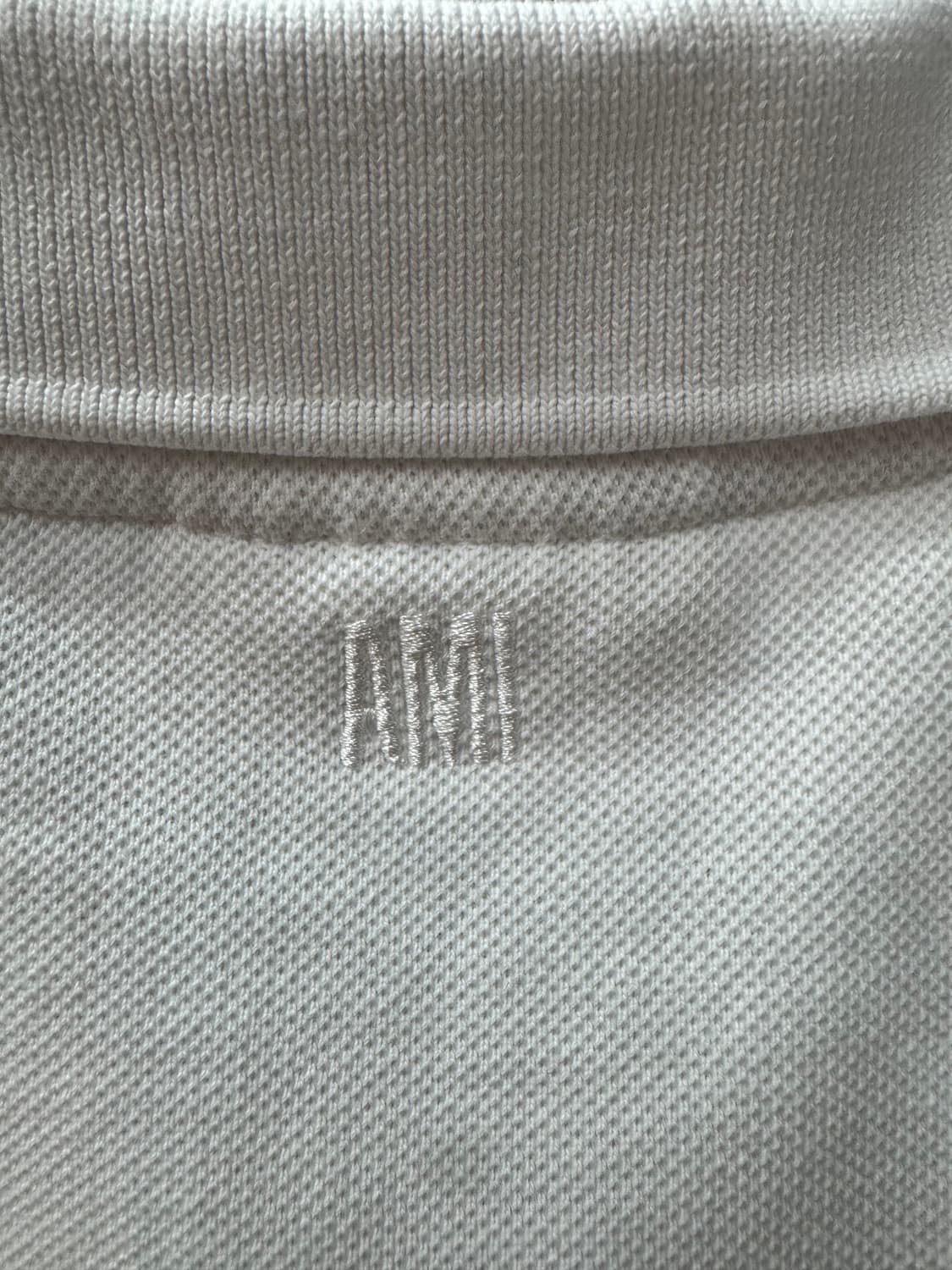 아미 로고자수 반팔 셔츠 M(남여공용) 상품이미지5