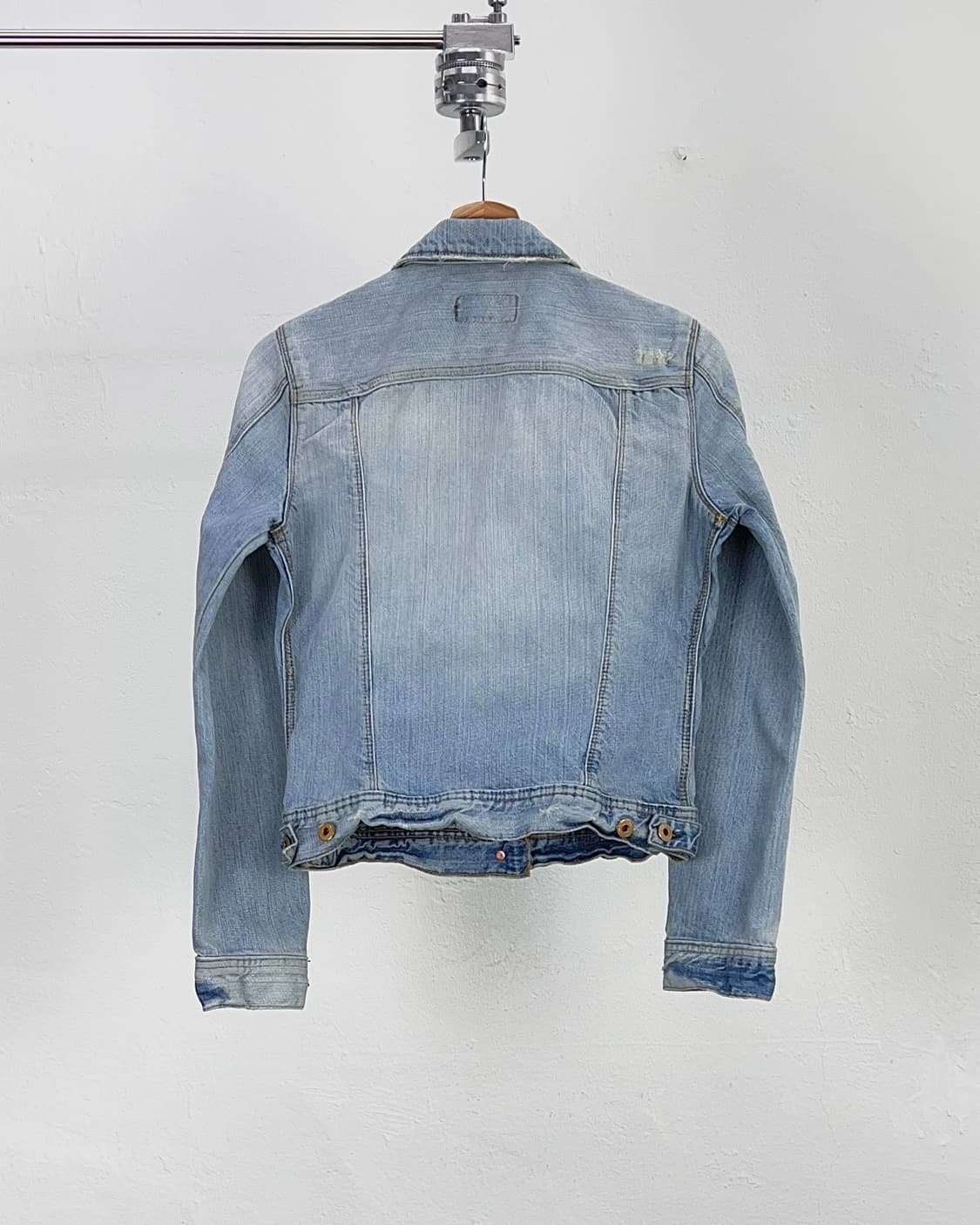 폴로 진스 먼스 연청 트러커 데님 자켓 상품이미지6