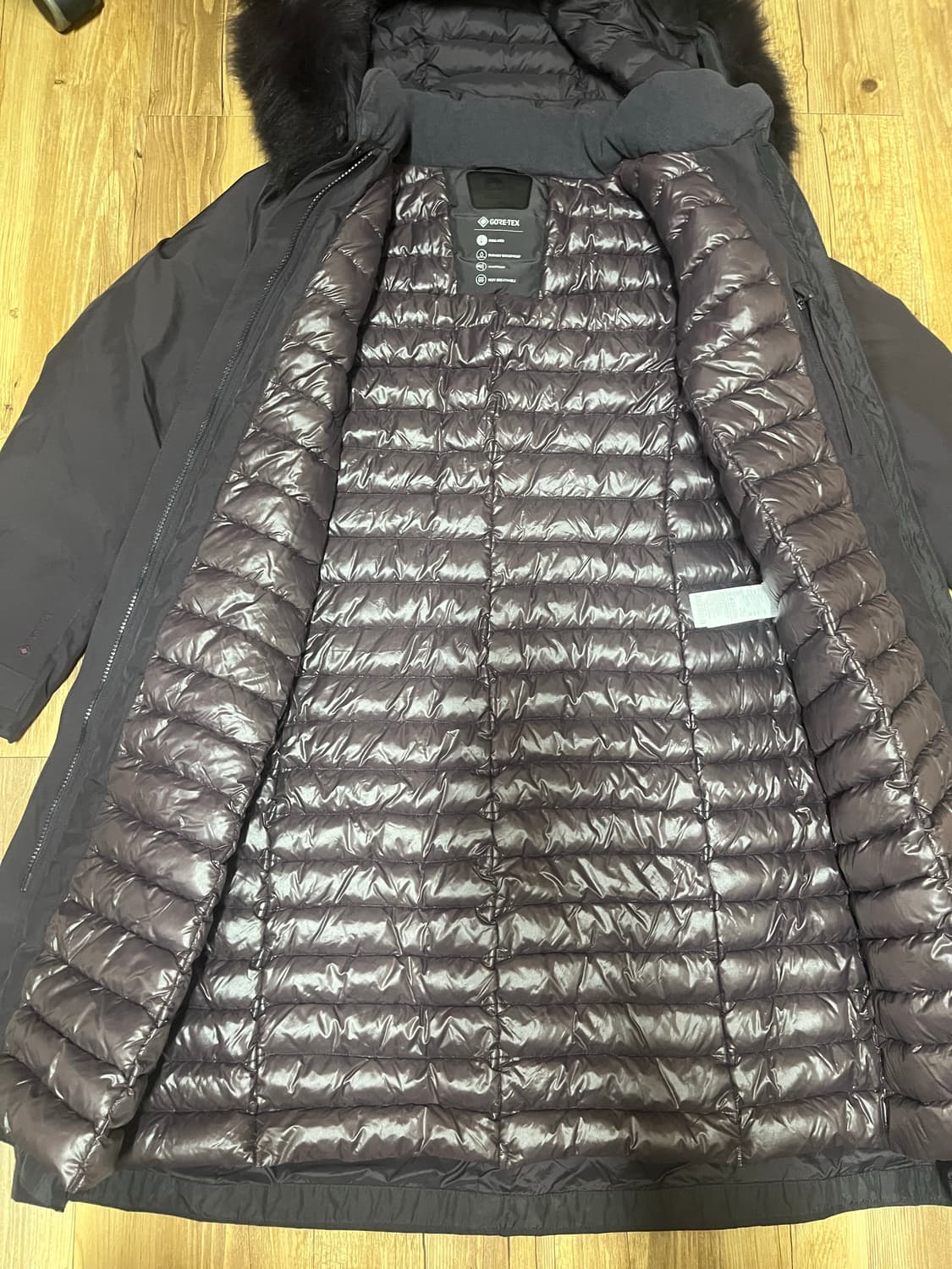 네파 여성 아르테 고어텍스 다운 롱패딩 자켓 패딩 롱다운 폭스털 100 상품이미지5