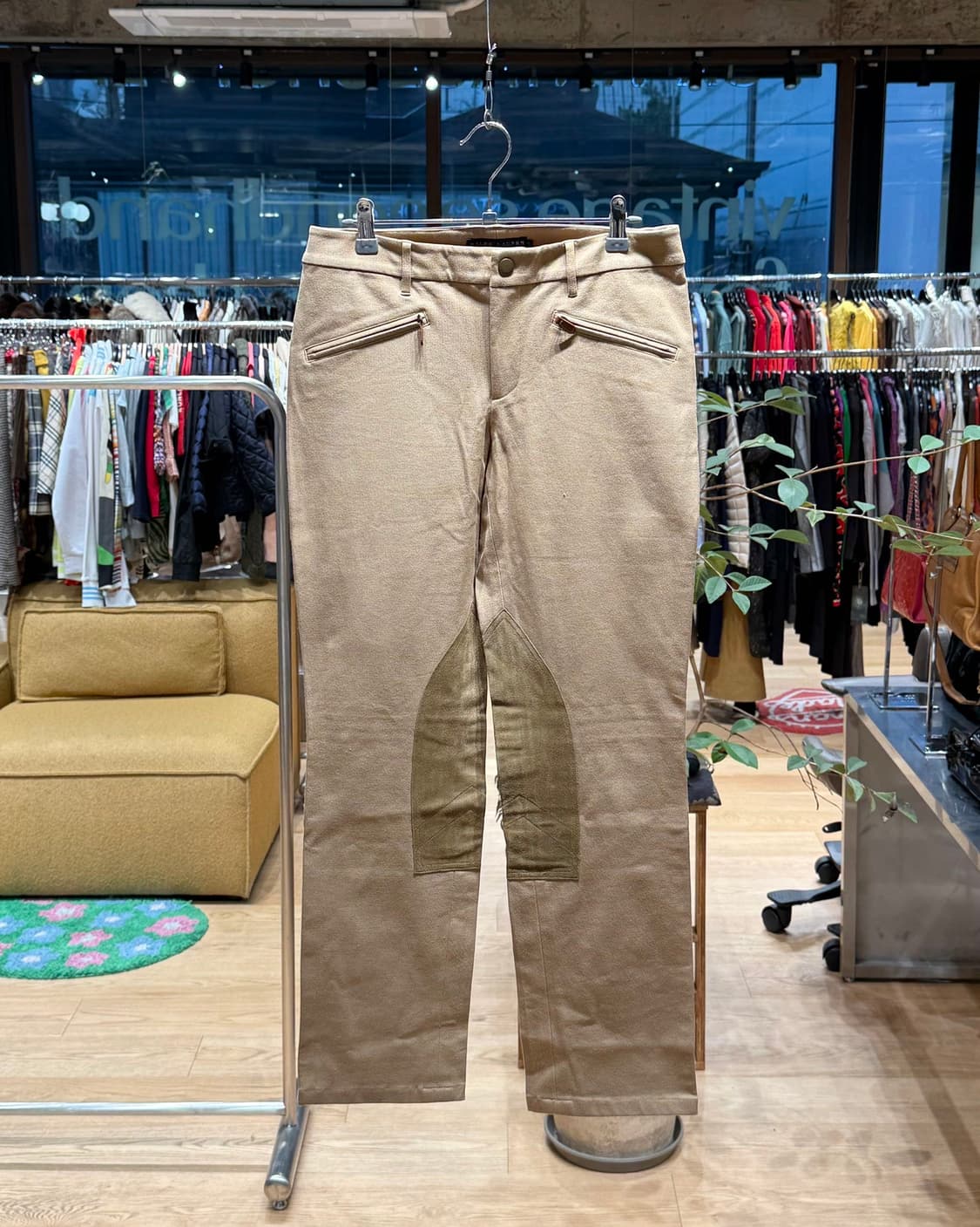 폴로 랄프로렌 브라운 스웨이드 패치 팬츠  상품이미지1