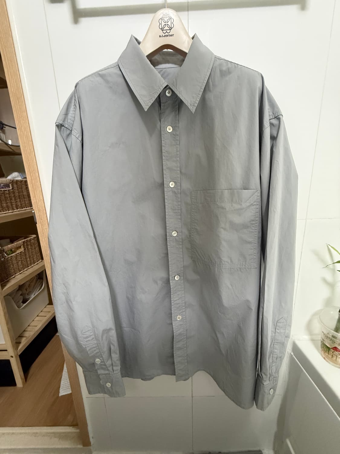 아트이프액츠 라이트그레이 셔츠 L 상품이미지2