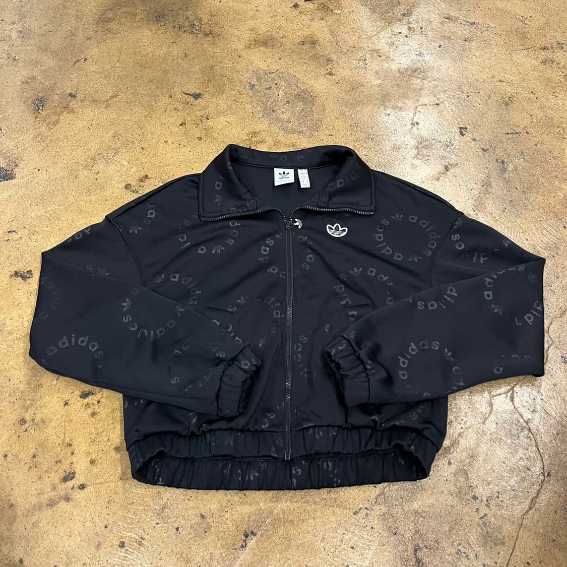 아디다스 패턴 리폼 크롭 져지 트랙탑 상품이미지2