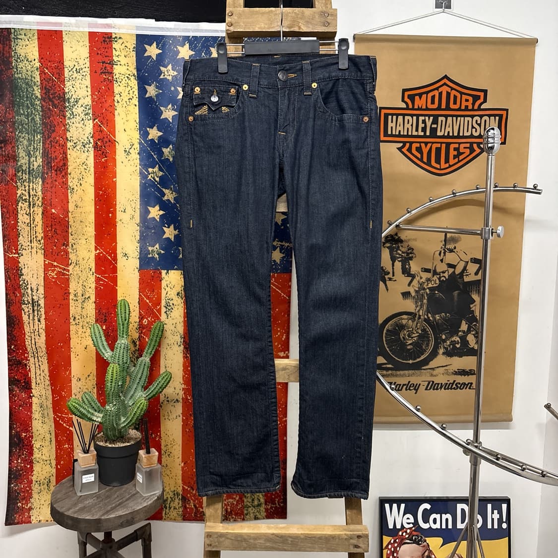 00s 트루릴리전 미국생산 리키 슈퍼T 스티치 데님팬츠 N908 상품이미지1