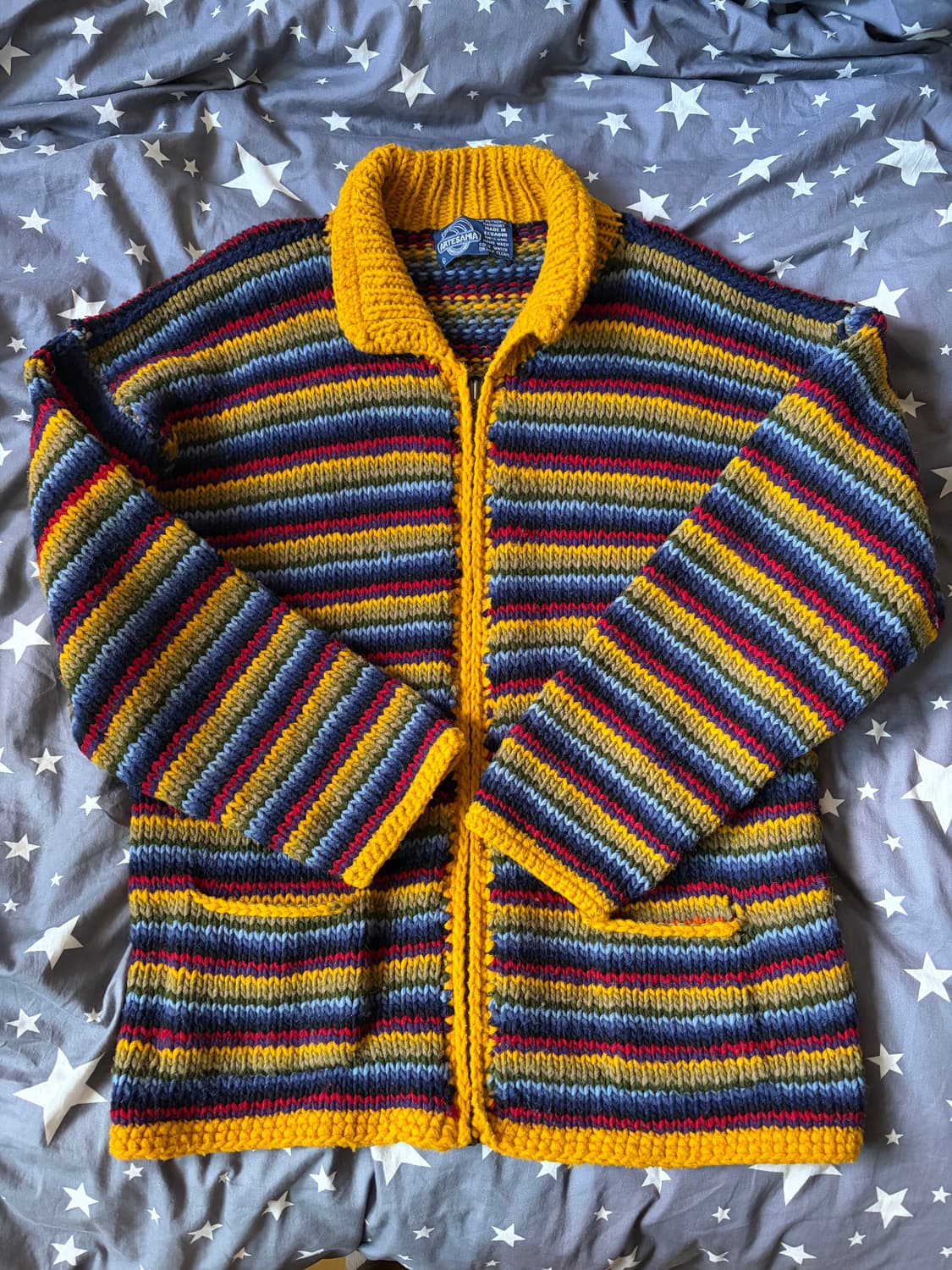 ARTESANIA 에스닉 핸드메이드 니트 가디건 상품이미지1