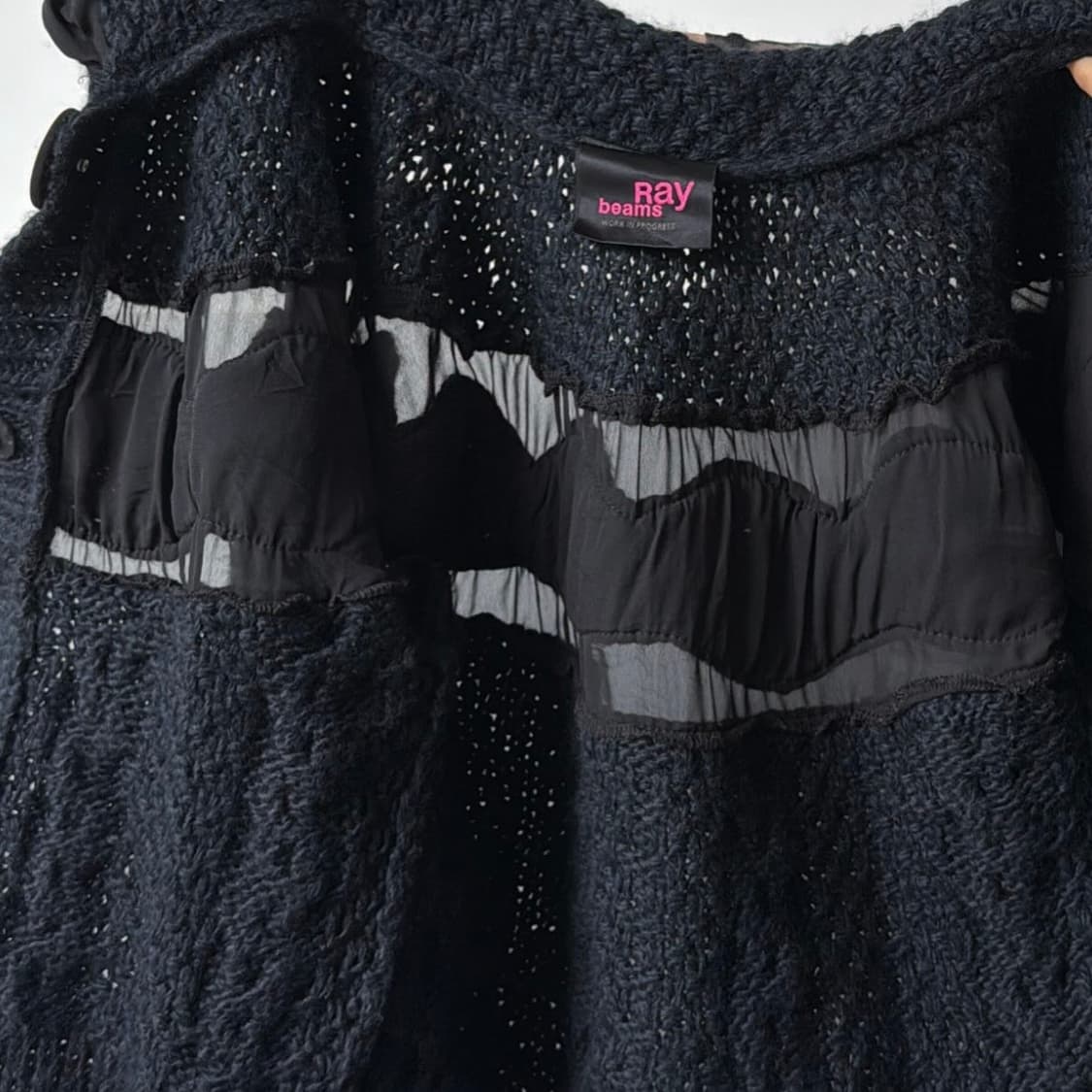 Beams knit jacket 빔즈 니트 가디건 상품이미지5