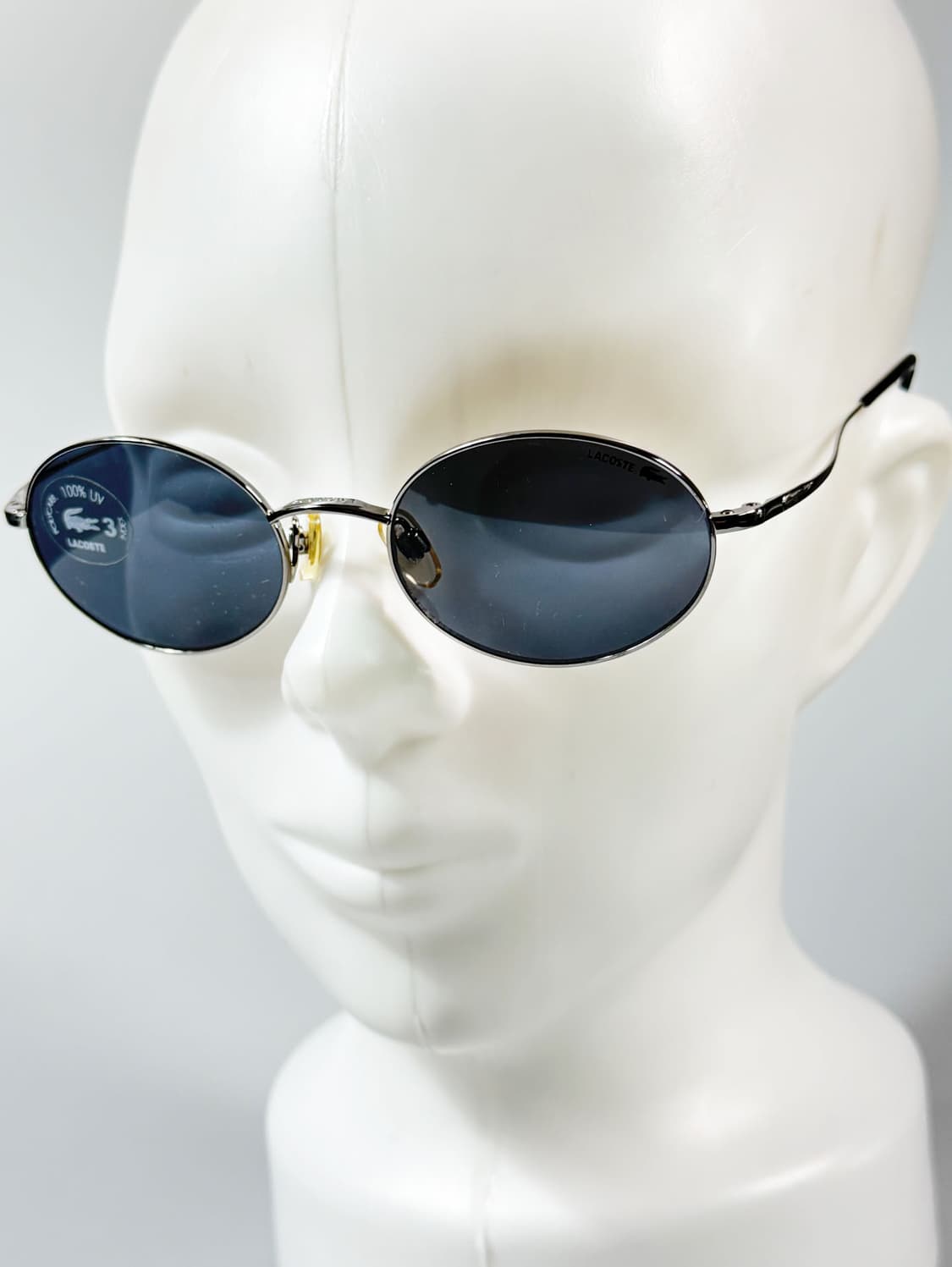 90s LACOSTE 슬림 오벌 메탈 프레임 빈티지 선글라스 상품이미지8