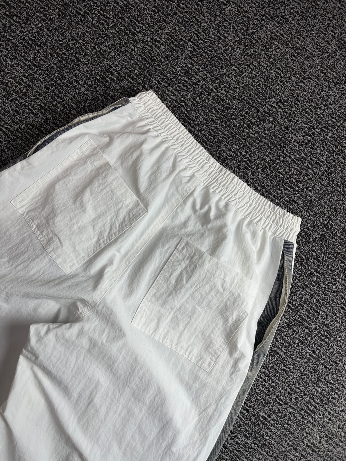 빈티지 아카이브 믹스업 나일론 데님 와이드 팬츠 4708 상품이미지5