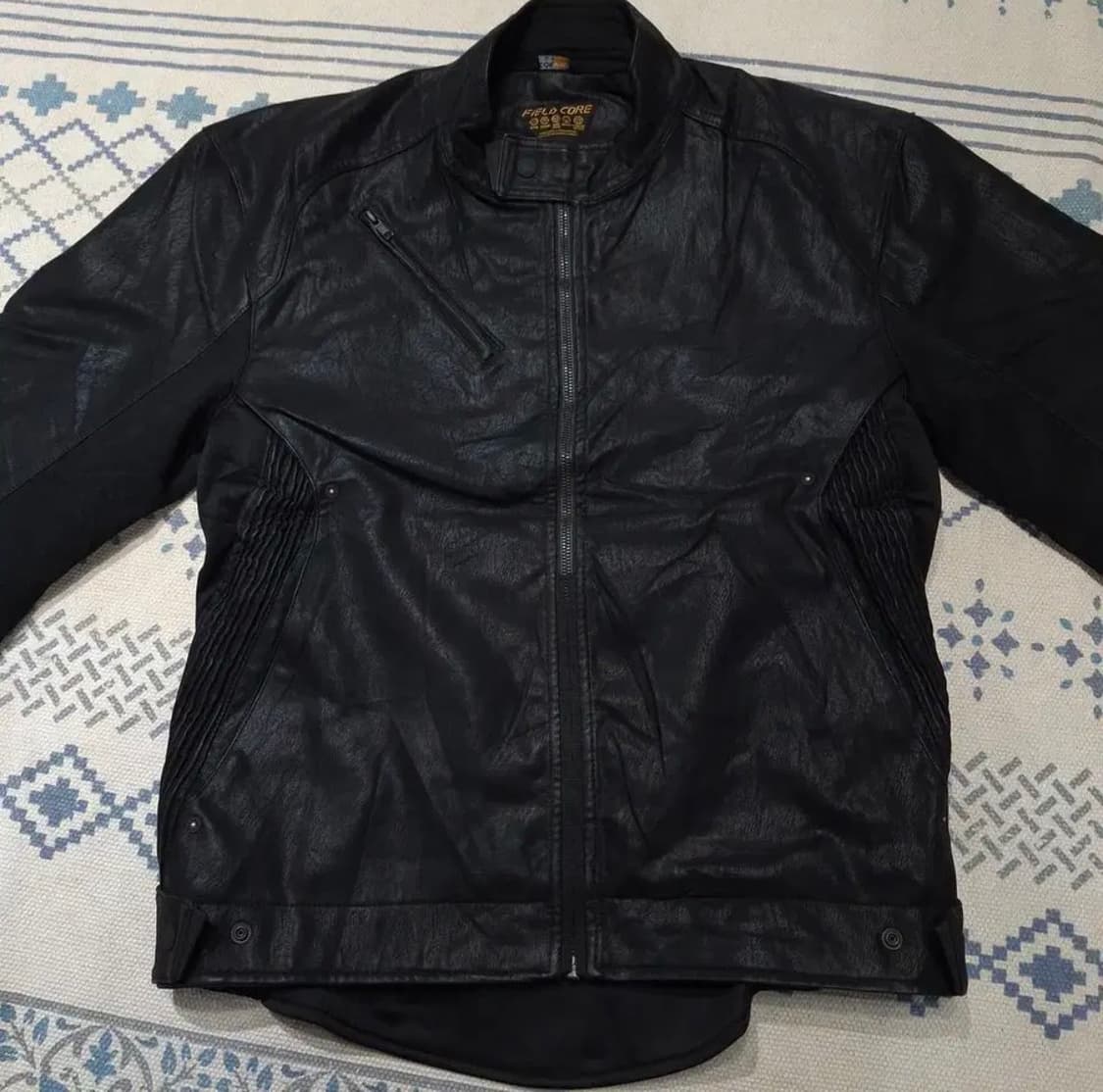 FIELD CORE 가죽 자켓 블랙 3L 상품이미지2