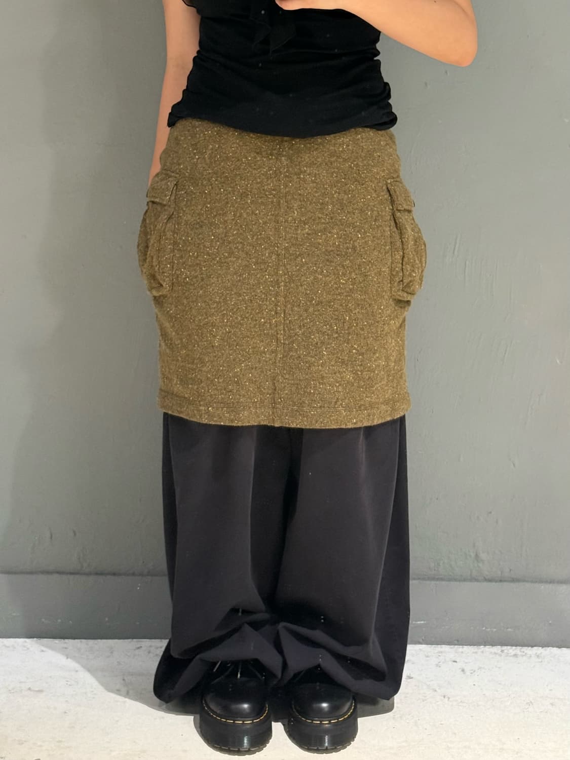 bokashi cargo detail midi skirt 상품이미지1