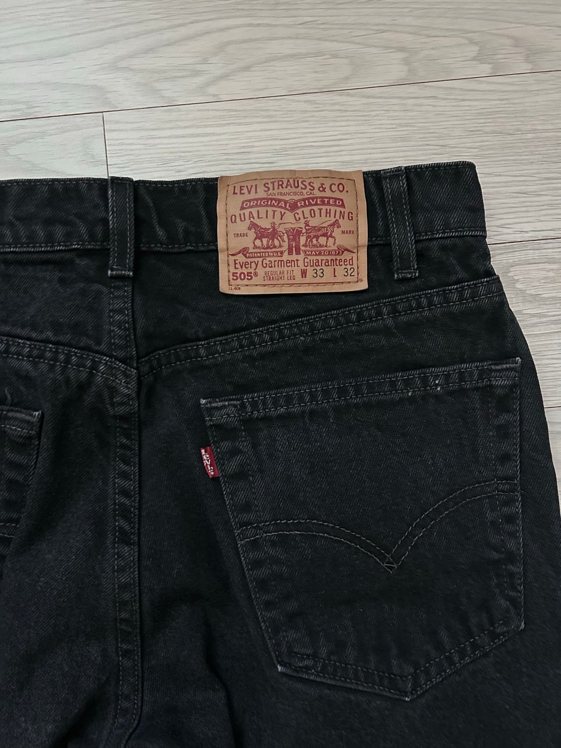 빈티지 리바이스 505 90s 흑청 usa 상품이미지5