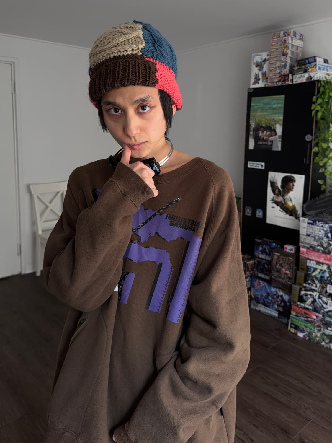 Nakashima 멀티 케이블 니트 비니 상품이미지4