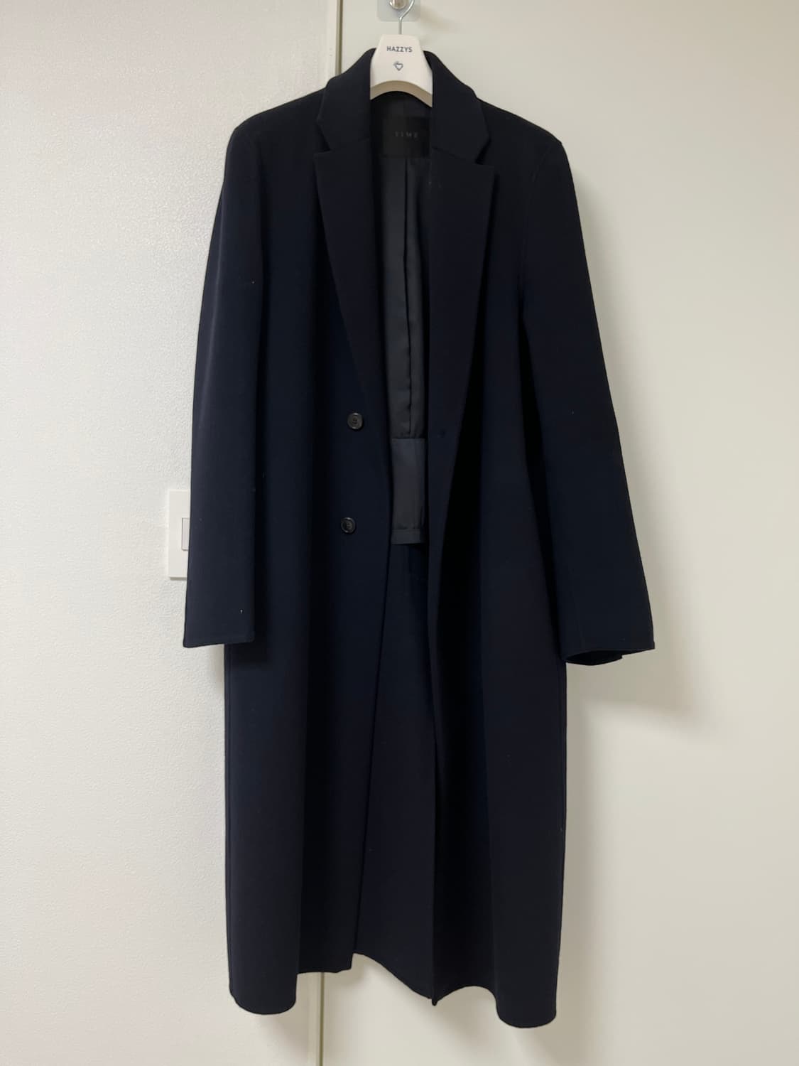 타임옴므 캐시미어 다크네이비 싱글코트 105 상품이미지1