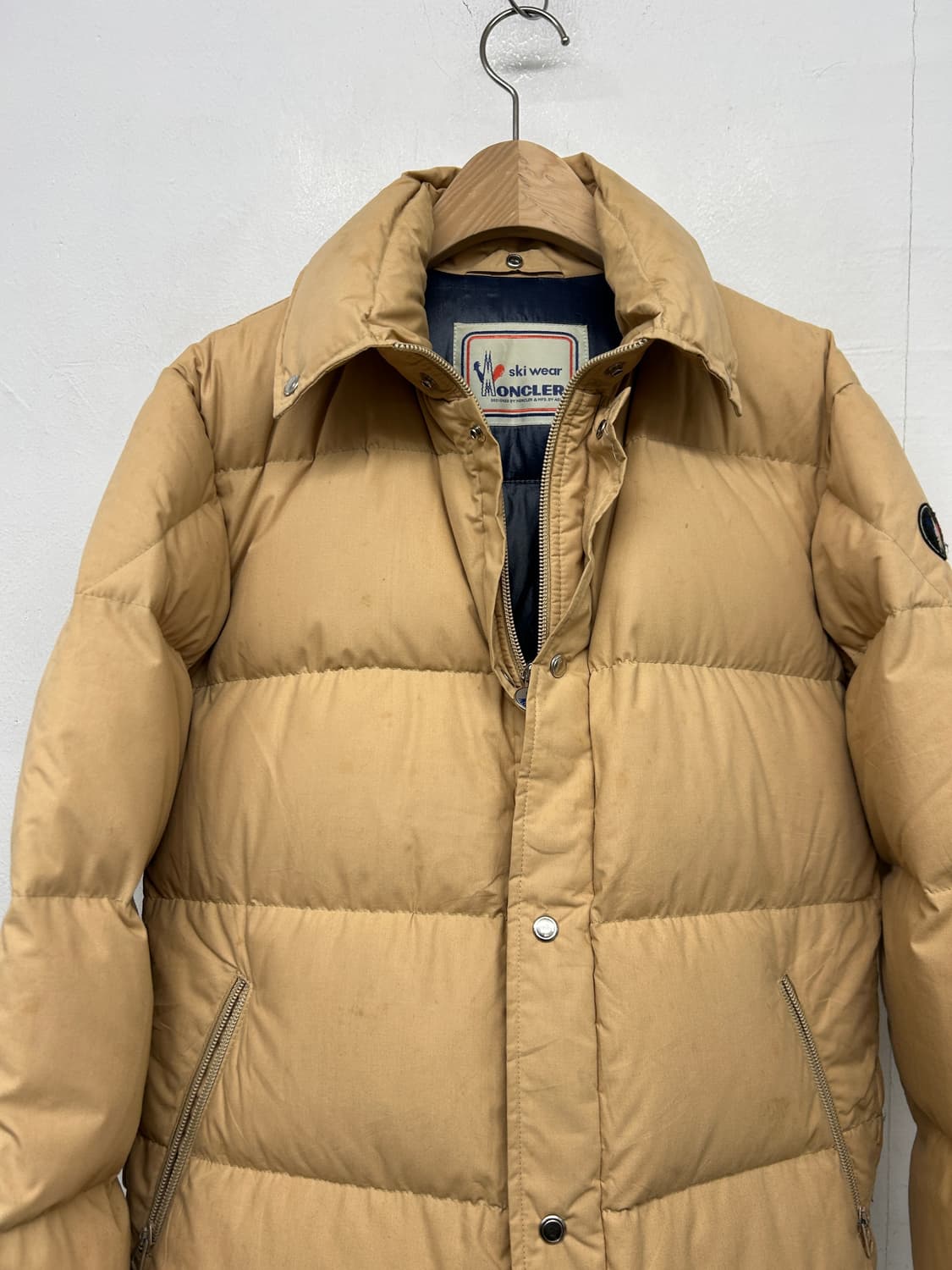 80s 아식스 몽클레어 베이지 패딩 상품이미지7