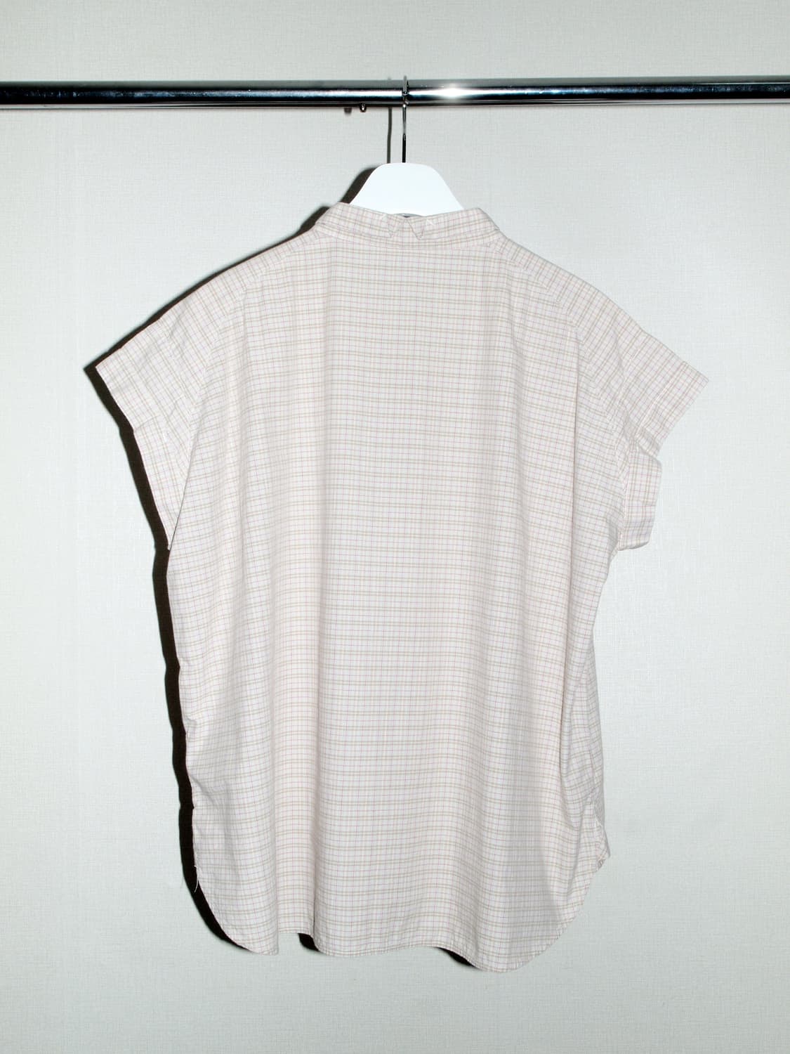 Cotton Raglan Check Shirts 상품이미지2