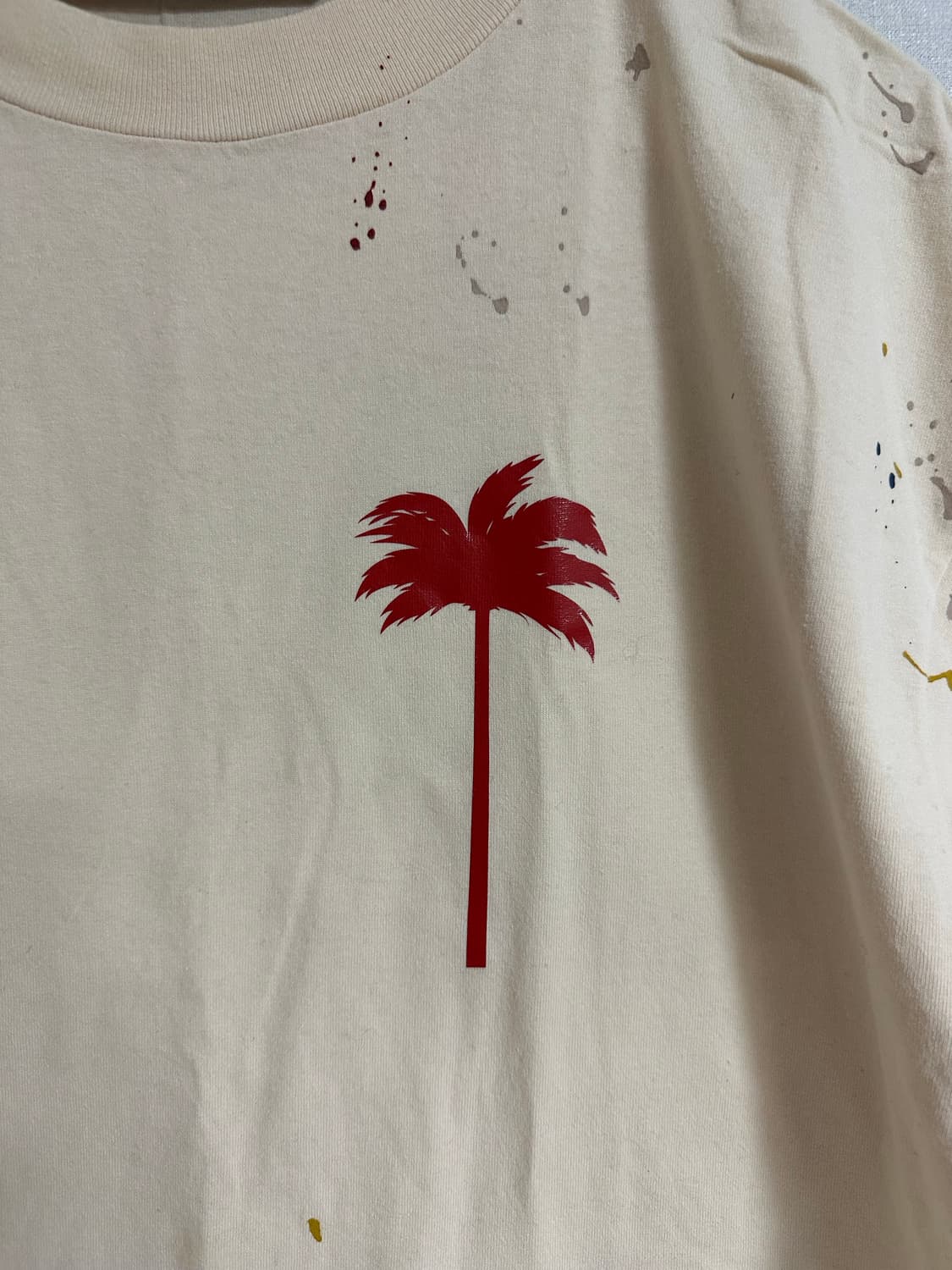 팜 엔젤스 22SS 시즌 페인트 스플래터 팜 트리 반팔 티셔츠 상품이미지7