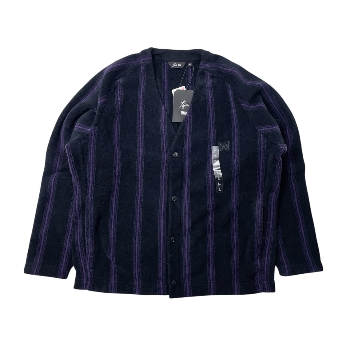 [택포] 유니클로 니들스 후리스 가디건 스트라이프 L 상품이미지2