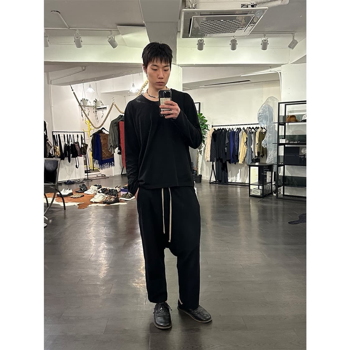 릭오웬스 드로스트링 팬츠 상품이미지4