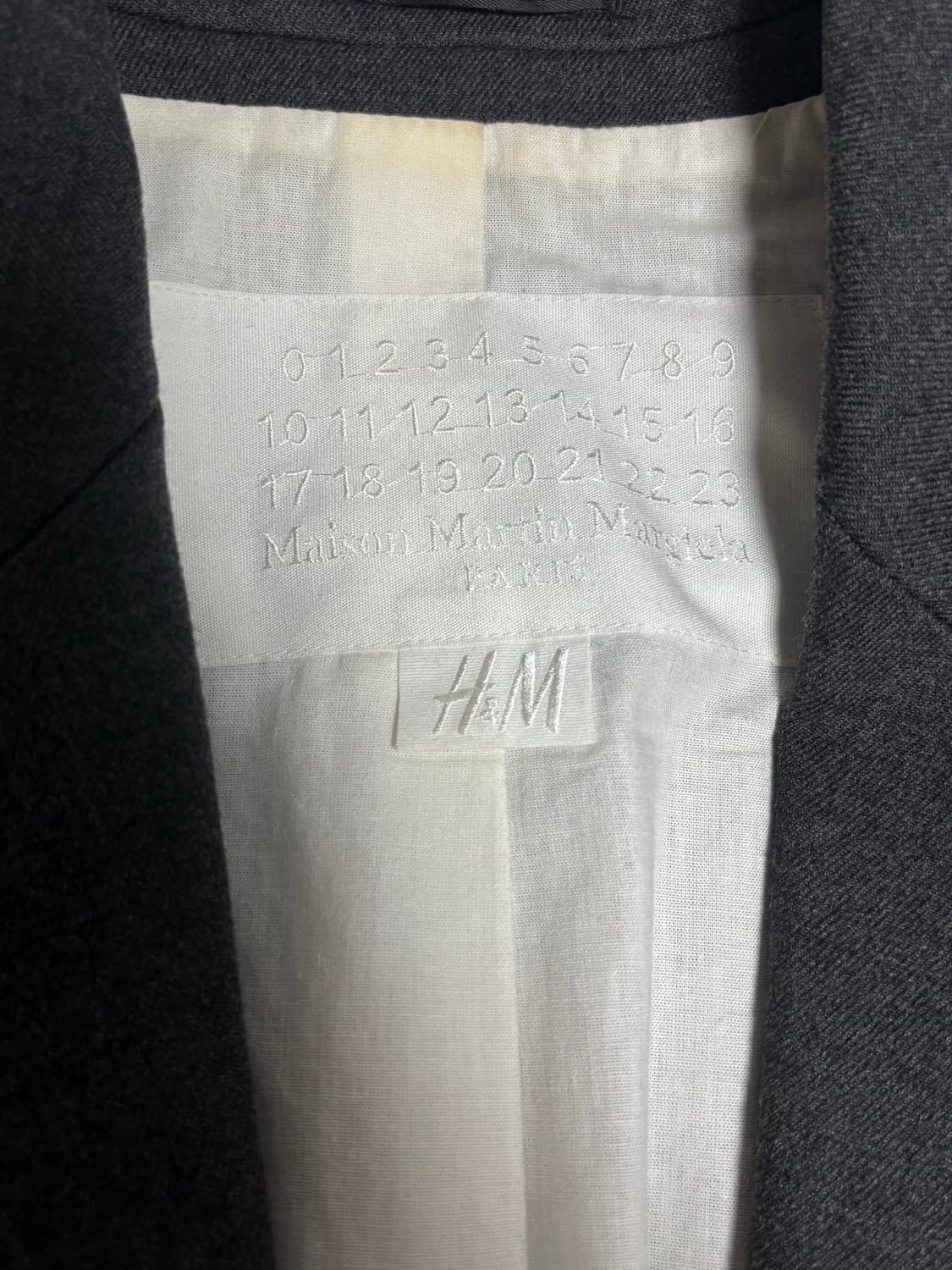 마르지엘라 h&m 트롱프뢰유 자켓 상품이미지4