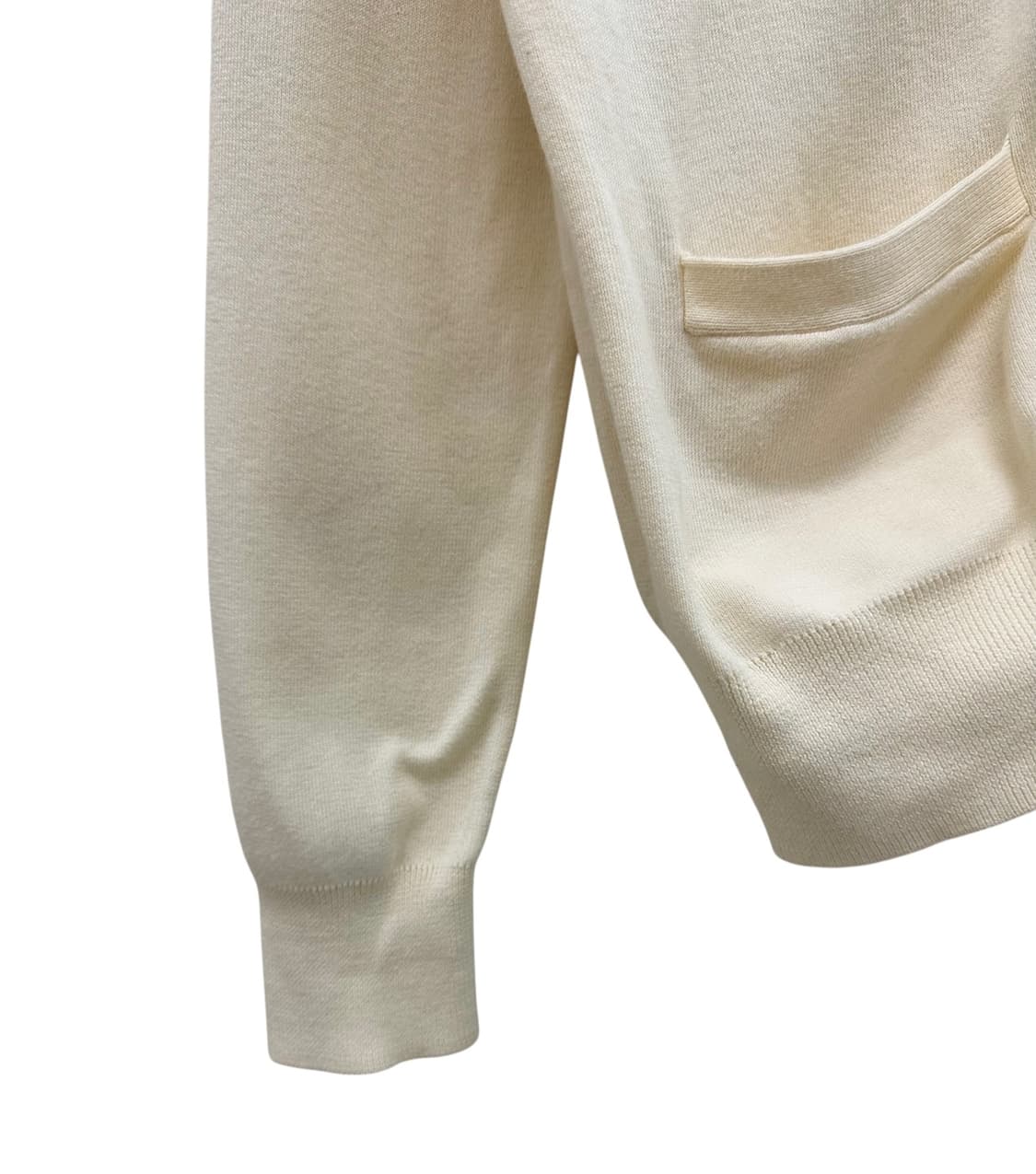 폴로 피마코튼 가디건 크림색 (XS~S) 상품이미지6