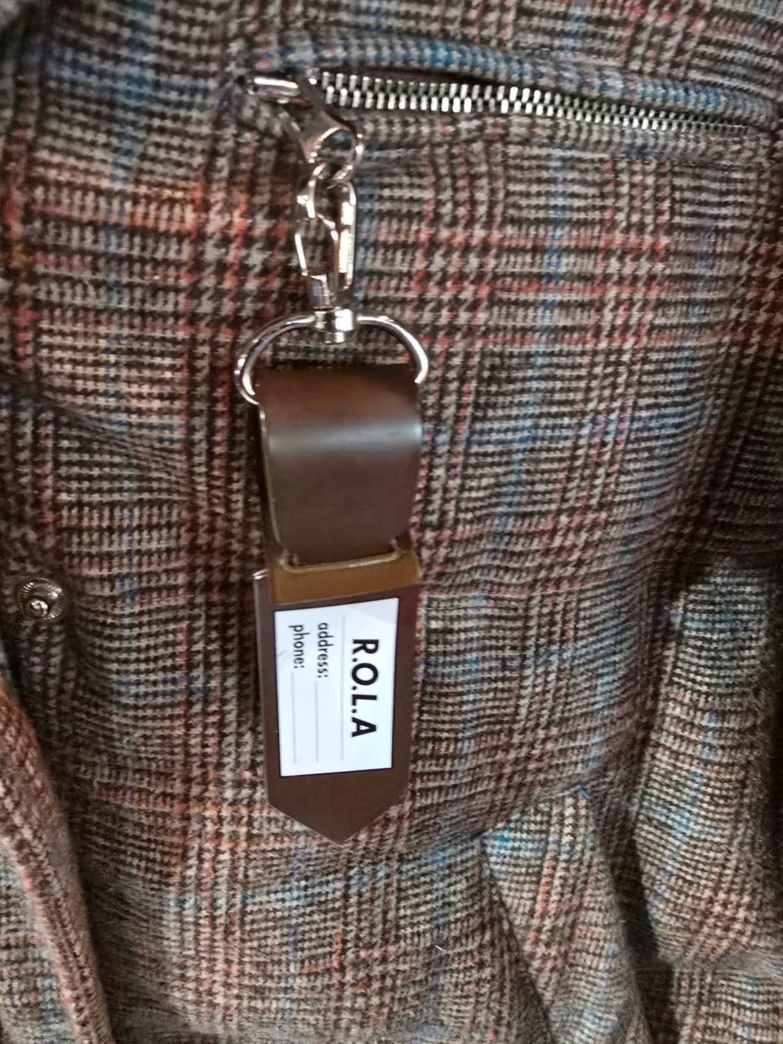 로라로라  체크 후드 오버핏 오리털롱패딩 점퍼 상품이미지5