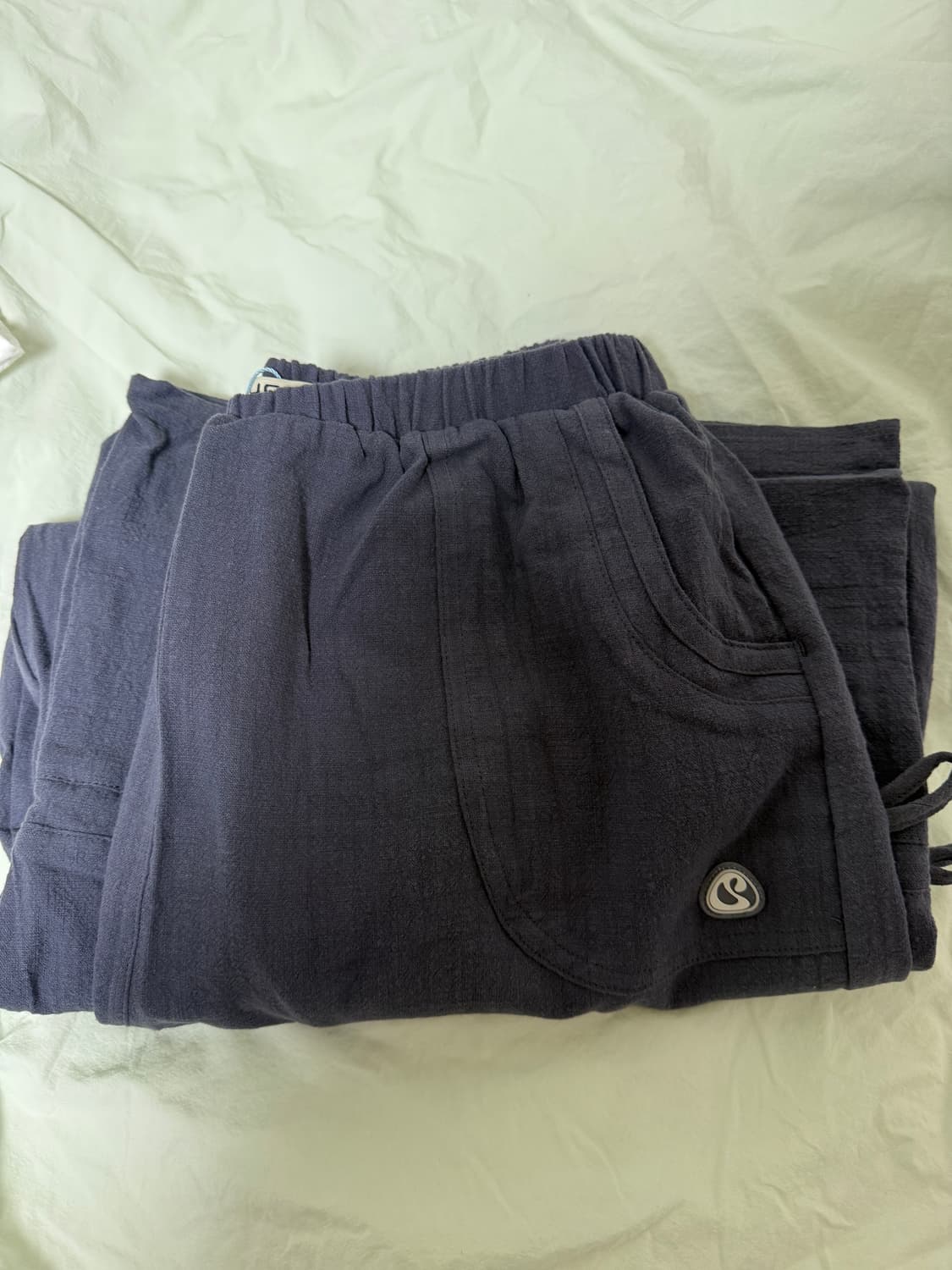 코이세이오(COYSEIO)SHIRRING ROUGH PANTS NAVY  상품이미지5