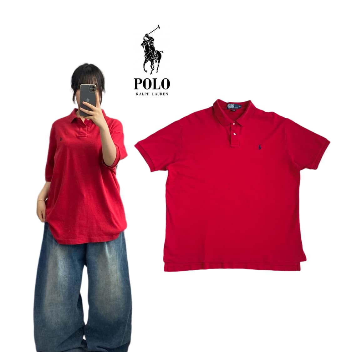 폴로 XL 포니 PK 카라 반팔 티셔츠 상품이미지1