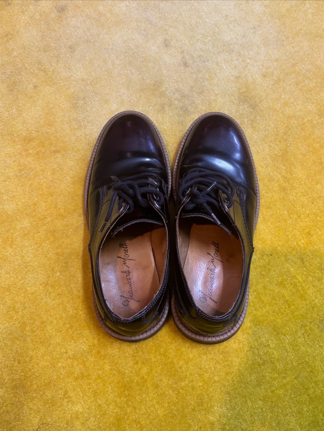 지안카를로 모렐리(Giancarlomorelli)버건디 더비 슈즈 상품이미지2