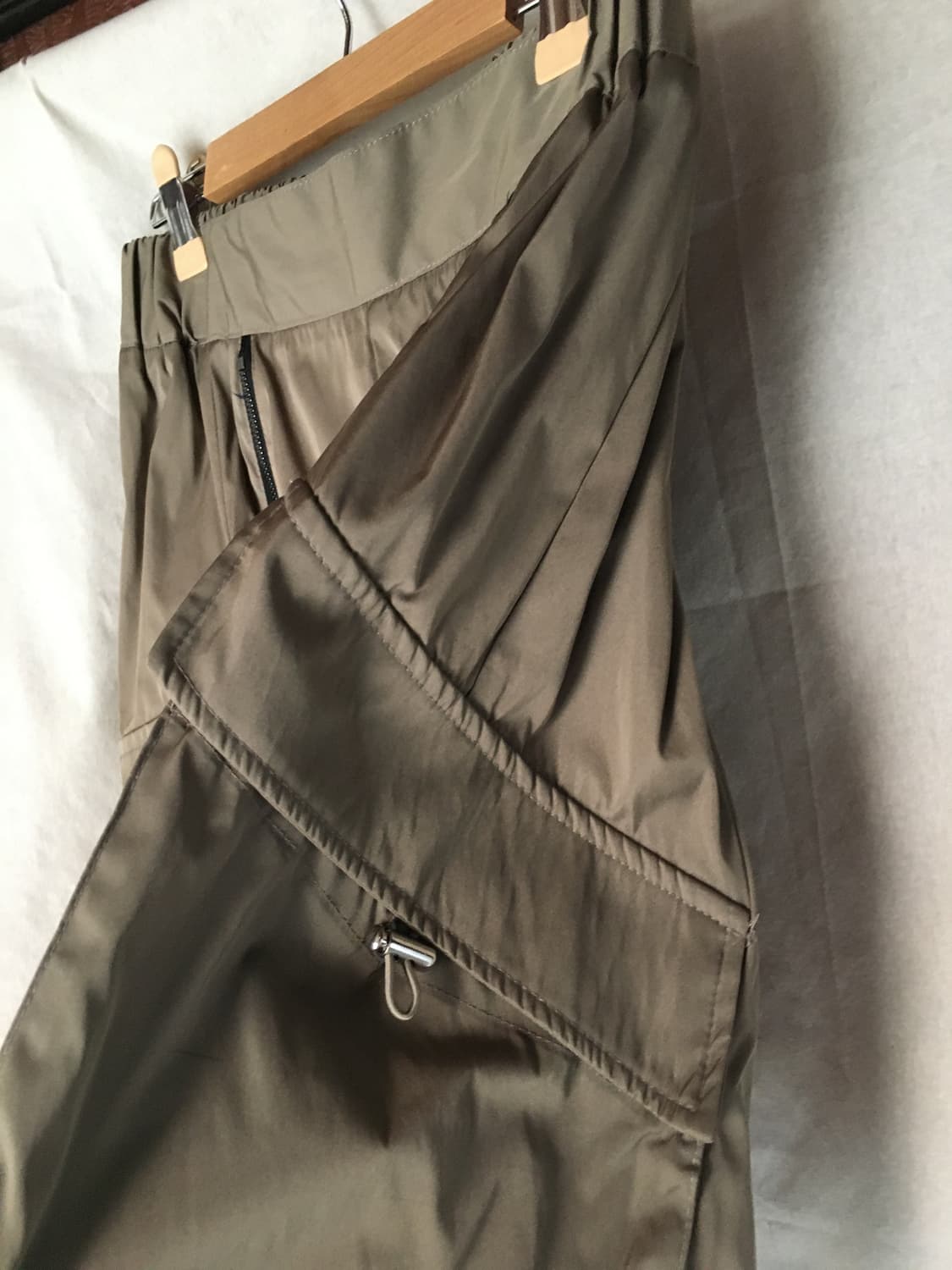 Kyo 유틸리티 더블 집 버뮤다 쇼츠 카키 상품이미지9