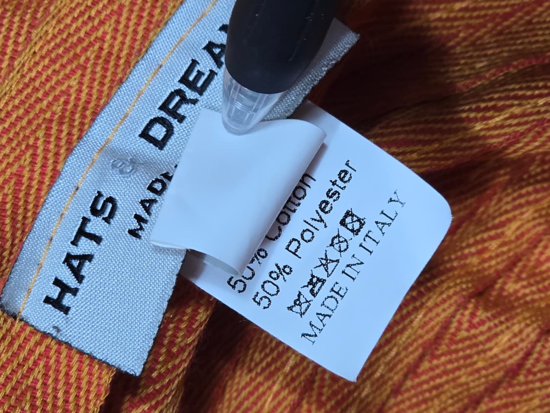 Hat & Dreams 주름 버킷햇 오렌지 상품이미지5