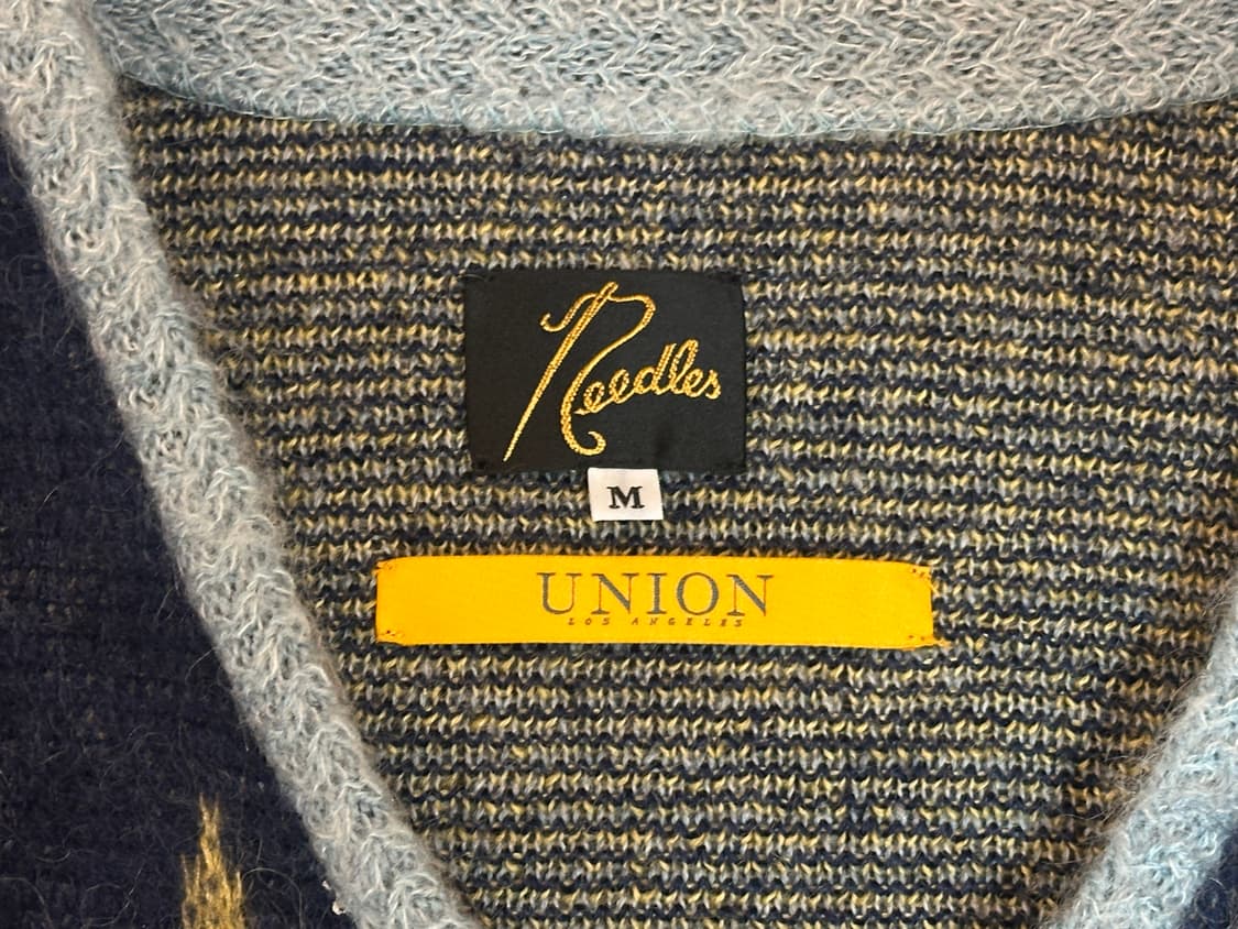 니들스X유니온 콜라보 모헤어 가디건 M 상품이미지6