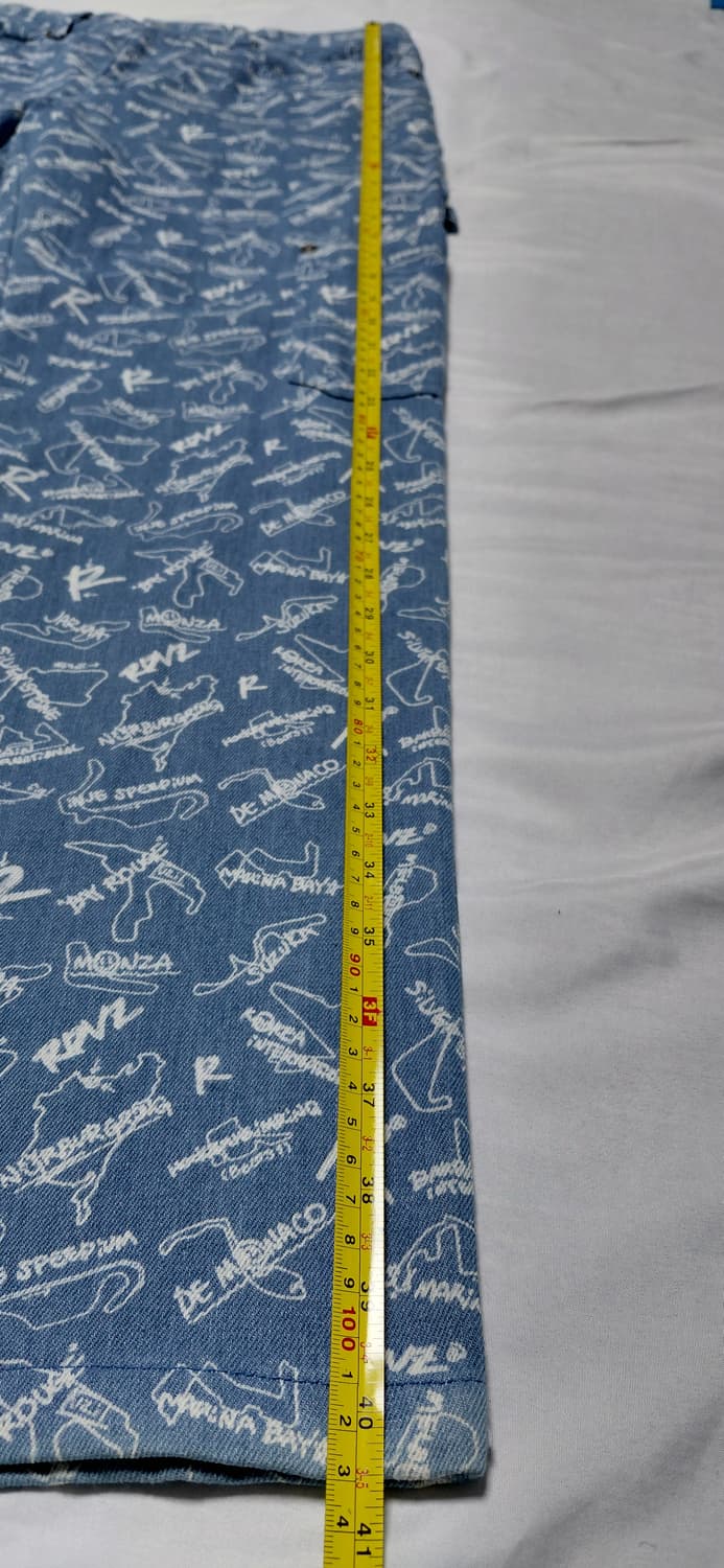 RDVZ  로고 프린트 데님 팬츠  30~32 (무료배송) 상품이미지10