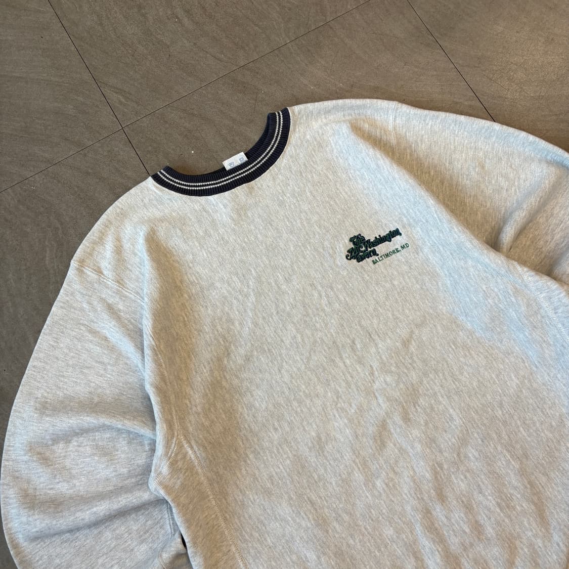 90년대 미국 생산 챔피온 리버스위브 멜란지 스웻셔츠 상품이미지2