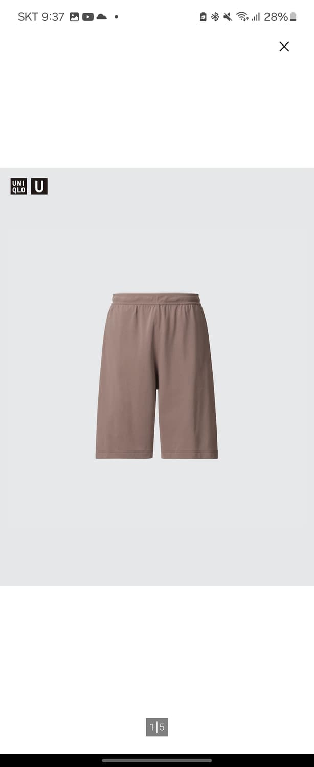 유니클로U DRY-EX 쇼트팬츠 상품이미지1