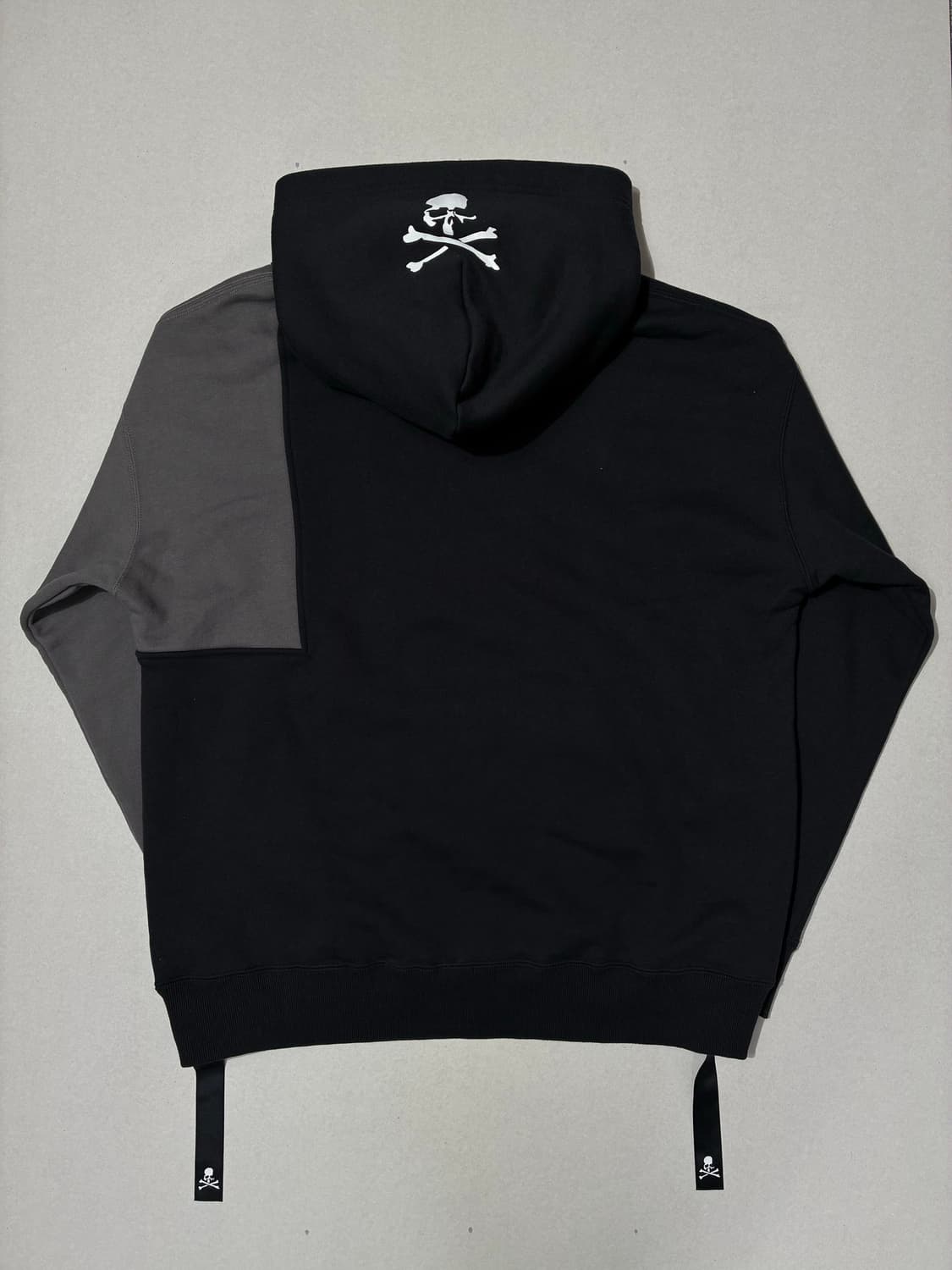 마스터마인드 X C2H4 X 알파 패치워크 후드 블랙/그레이 M사이즈 상품이미지2