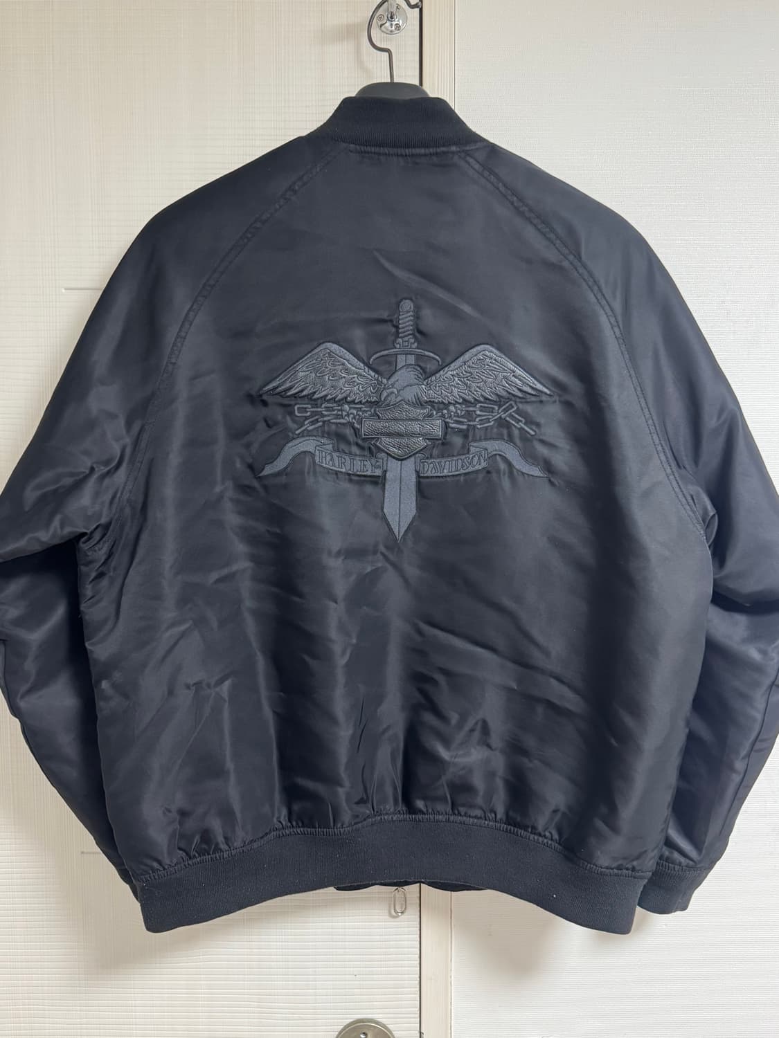 할리데이비슨 레더패치 항공점퍼 나일론자켓 L 상품이미지2