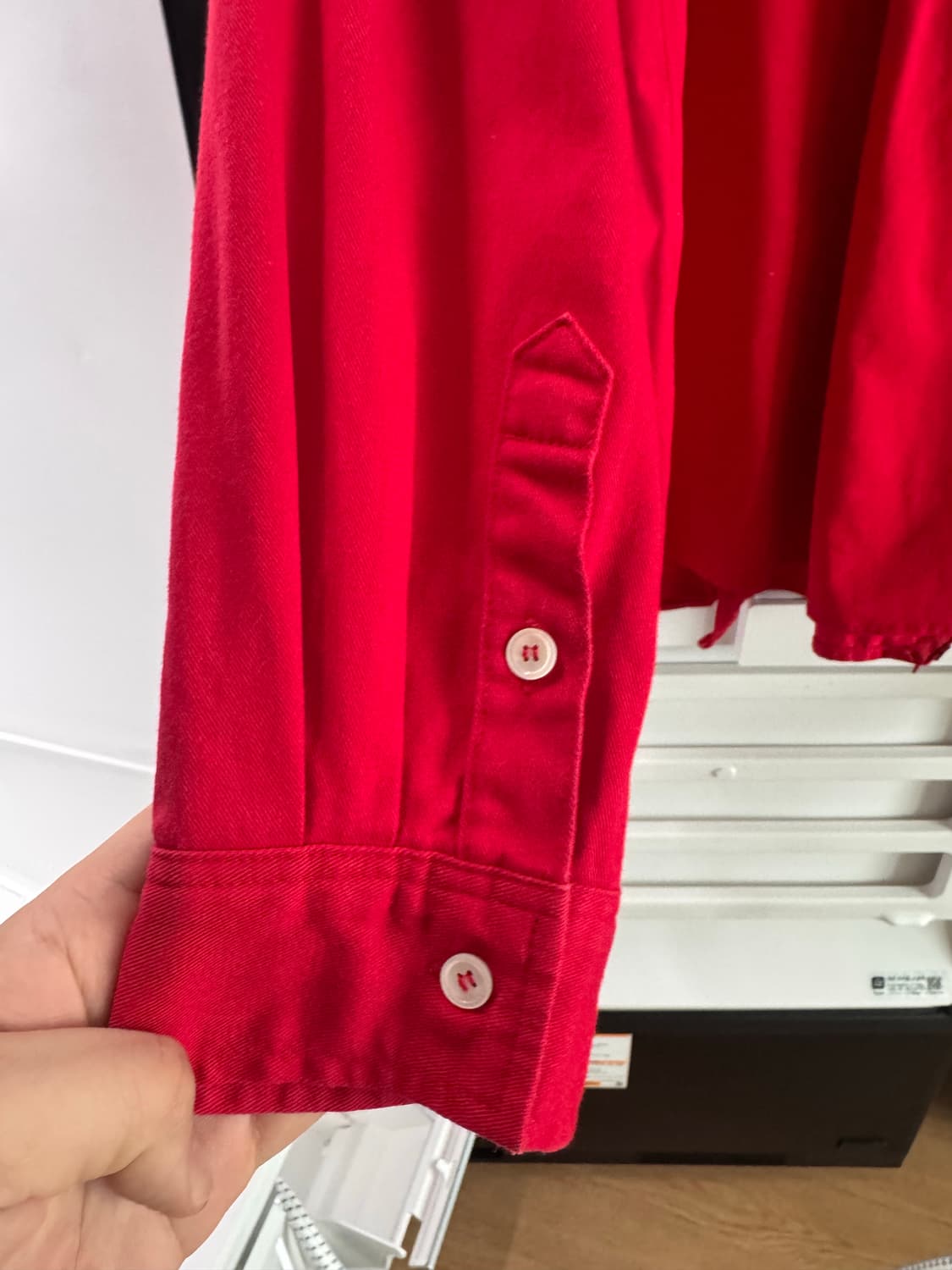ANITYAIMLORIK MARIGOLD WASHED SHIRT RED 상품이미지10