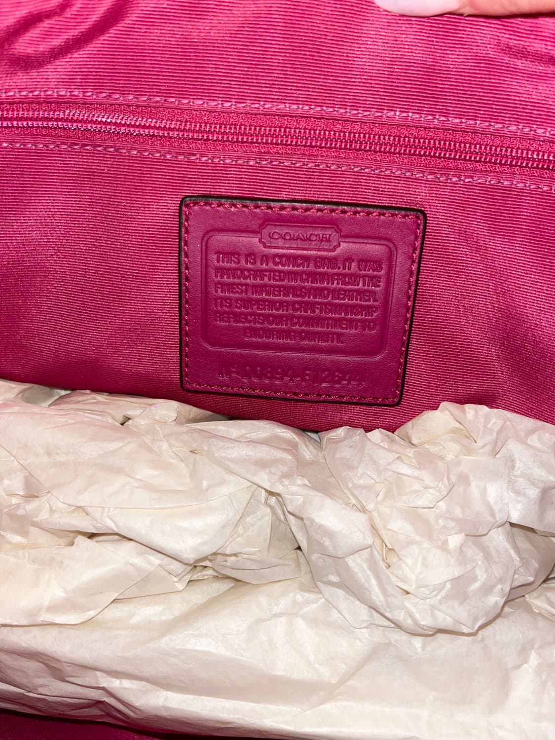 📦2000s Coach Hot Pink shoulder bag 상품이미지8