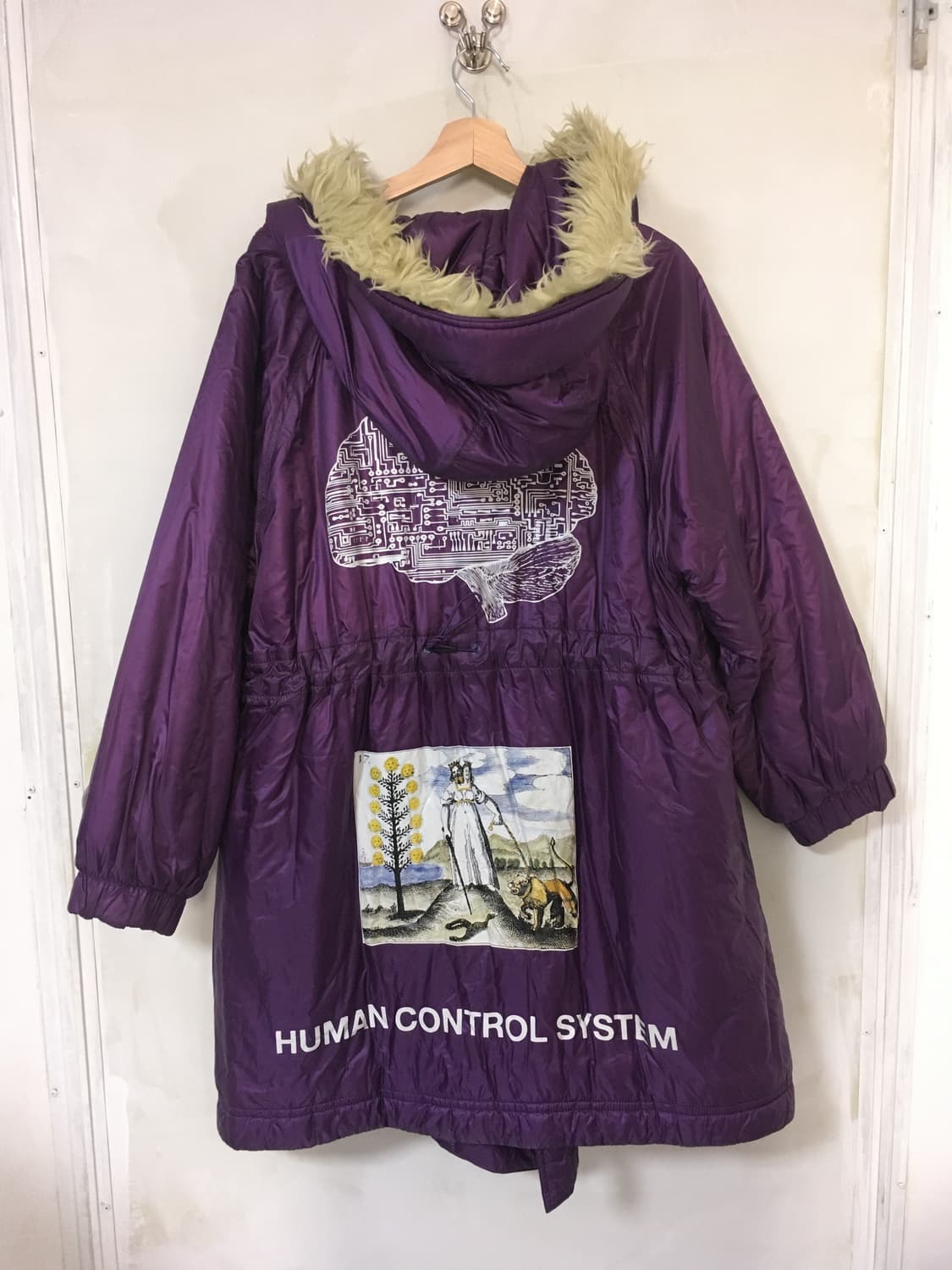 언더커버 17FW 휴먼 컨트롤 시스템 빅 보라 다운 모즈코트 상품이미지4